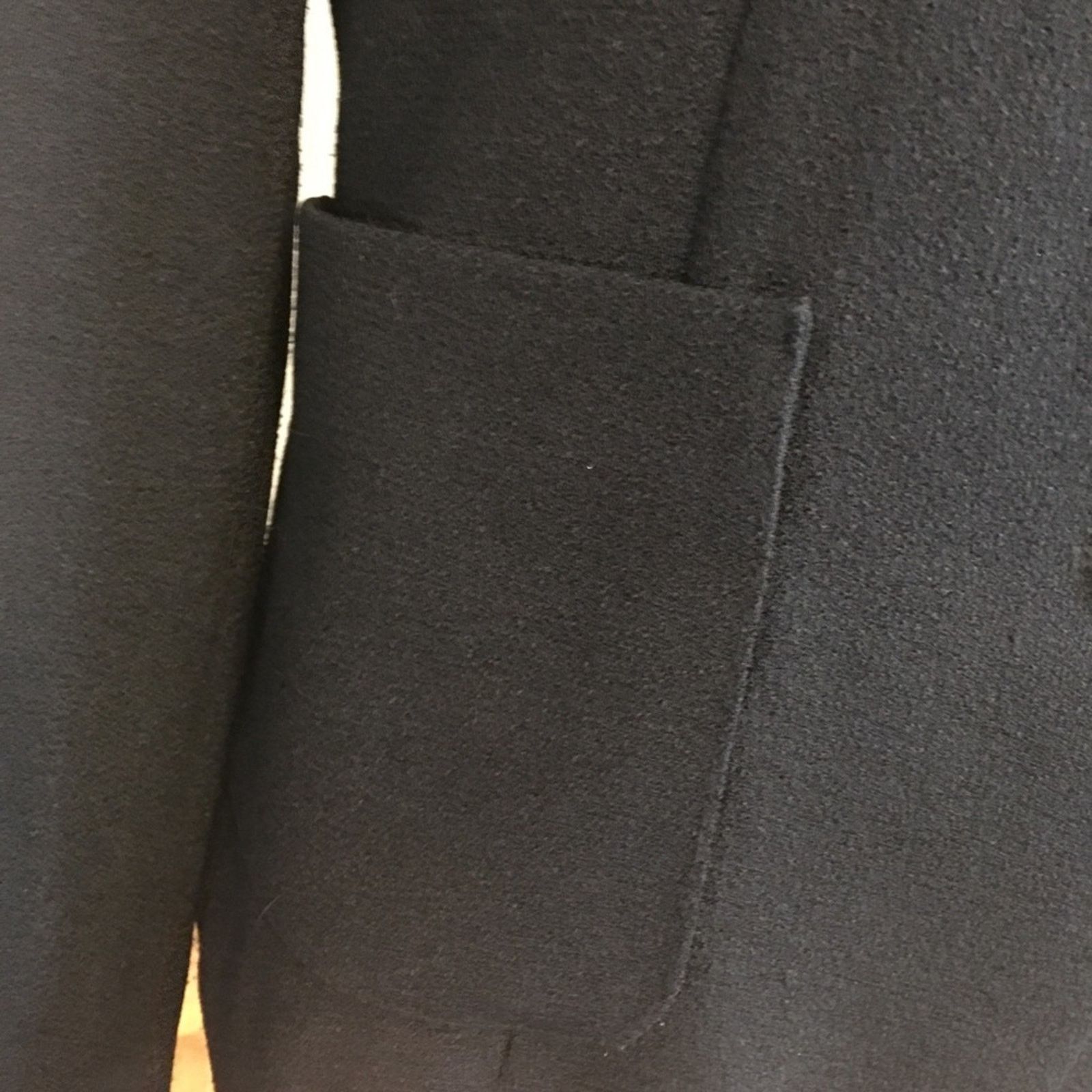 Vintage Vintage Tenzer dark navy textured career jacket Size XS / US 0-2 / IT 36-38 - 4 Thumbnail