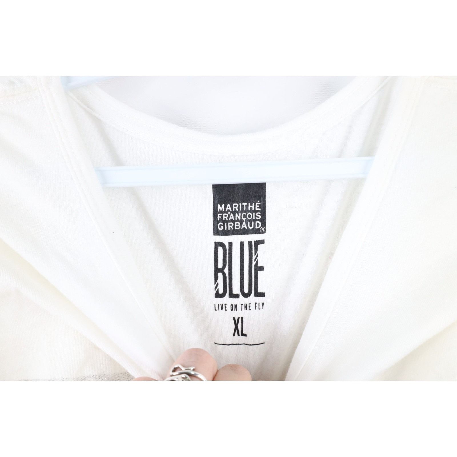 Marithe + Francois Girbaud × Vintage NOS Vintage 90s Marithe Francois Girbaud Box Logo T-Shirt Size US XL / EU 56 / 4 - 7 Thumbnail