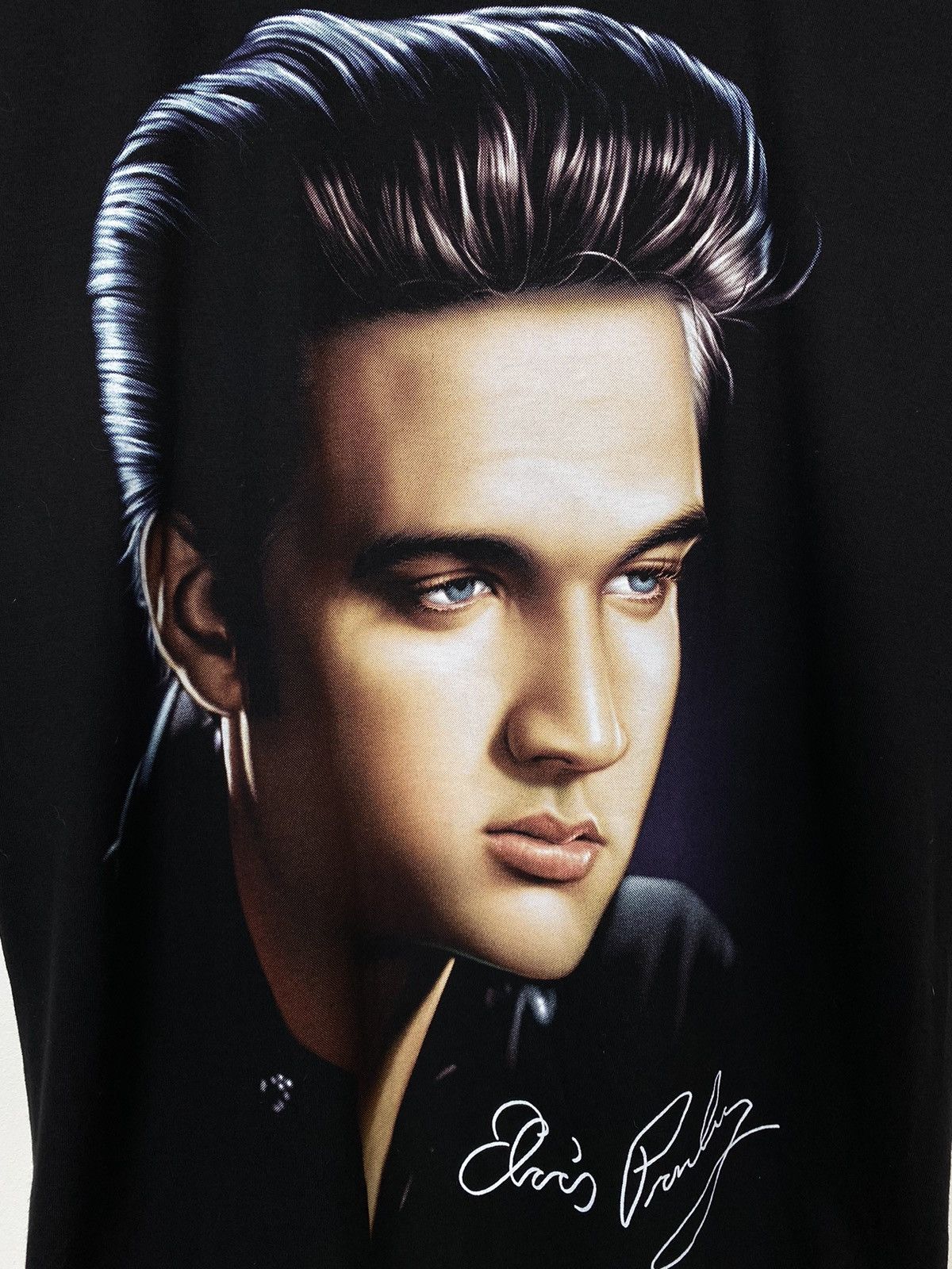 Band Tees Elvis Presley Print Mens Black Rock N Tees T Shirt Size M Size US M / EU 48-50 / 2 - 4 Thumbnail