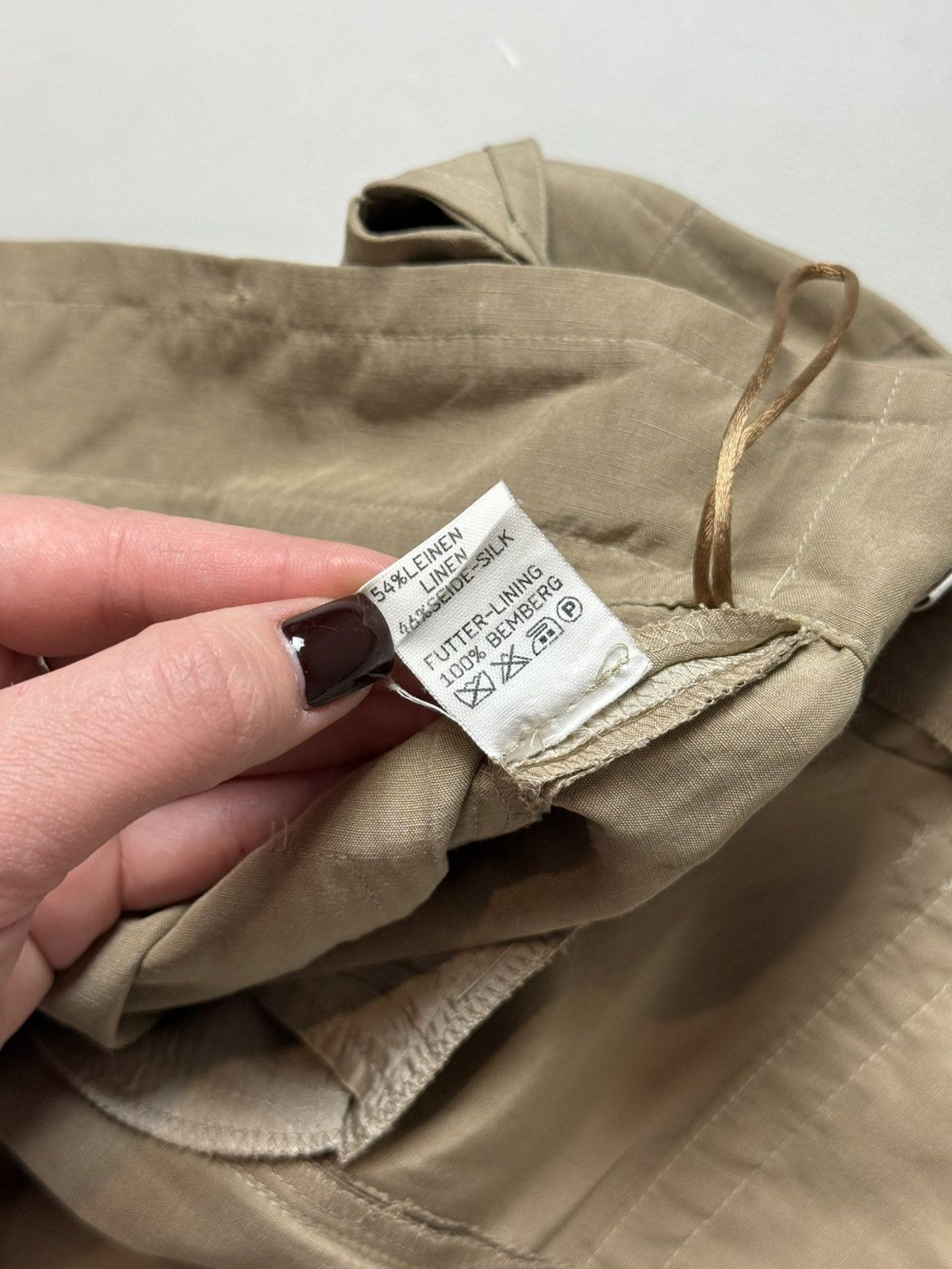 Jil Sander Jil Sander VTG Linen / Silk High Rise Dress Pants Trousers Size 28" / US 6 / IT 42 - 17 Thumbnail