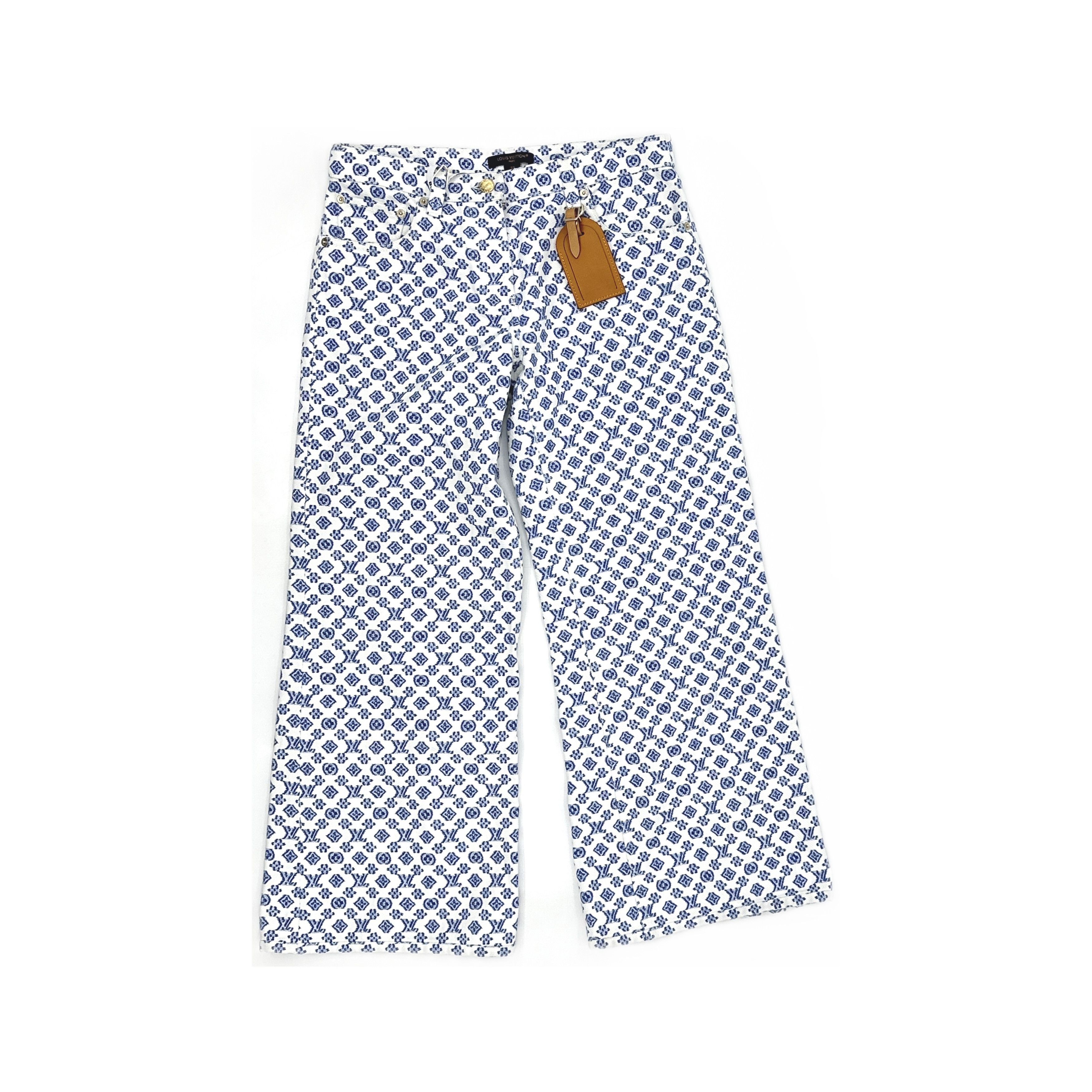 Louis Vuitton Louis Vuitton Monogram Denim Jeans Size 38 Size 27" / US 4 / IT 40 - 1 Thumbnail