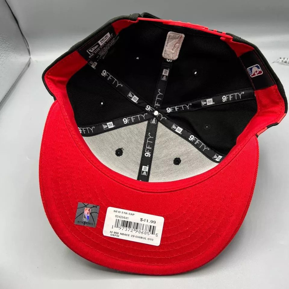 New Era Chicago Bulls Hat Men 9Fifty New Era NBA Snap Back Cap New Size ONE SIZE - 4 Thumbnail