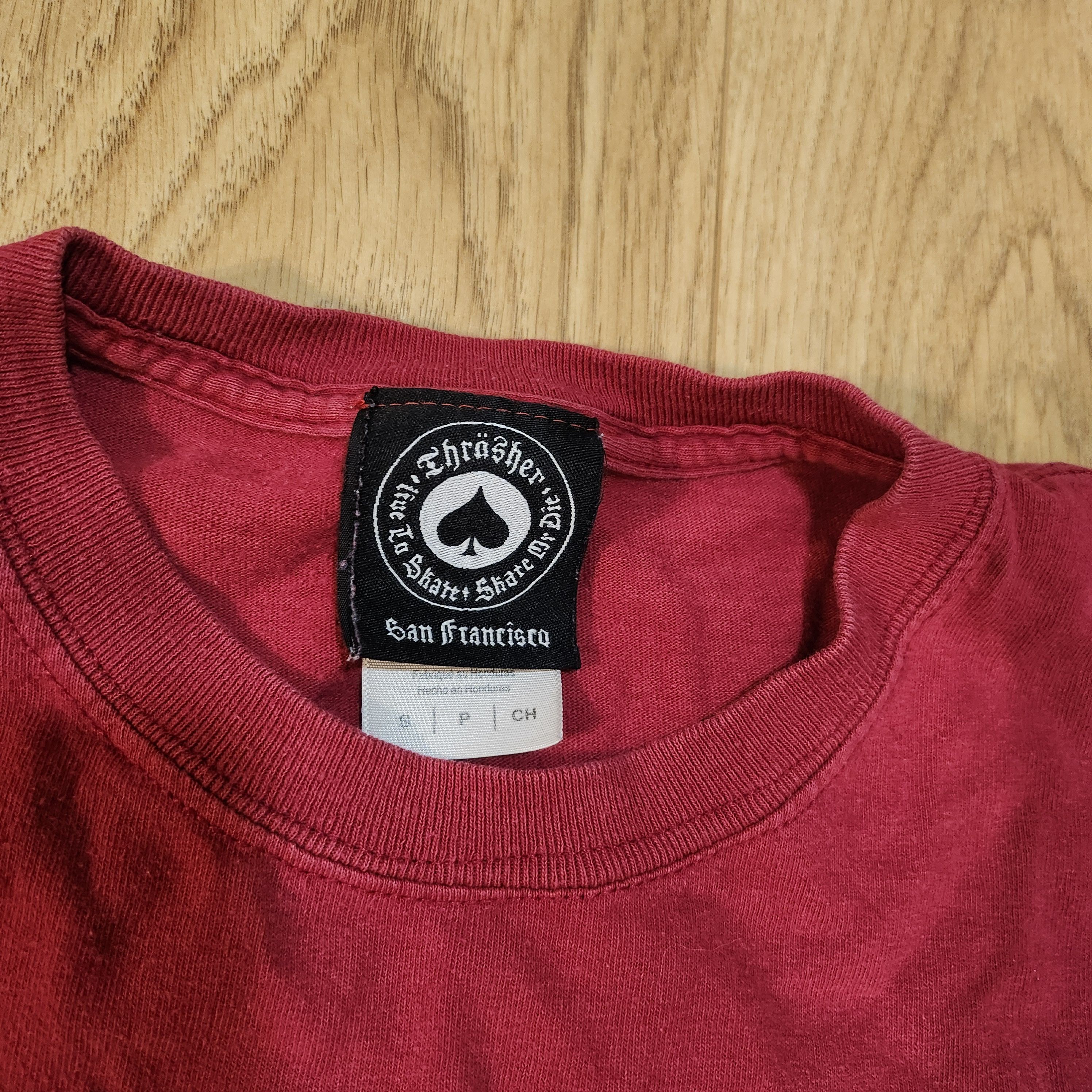 Thrasher Pink classic logo Trasher shirt Size US M / EU 48-50 / 2 - 3 Thumbnail