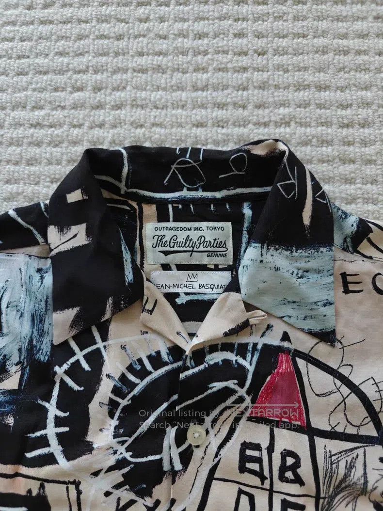 Wacko Maria Wacko Maria 22aw co-branded BASQUIAT Hawaiian long-sleeved Size US S / EU 44-46 / 1 - 2 Thumbnail