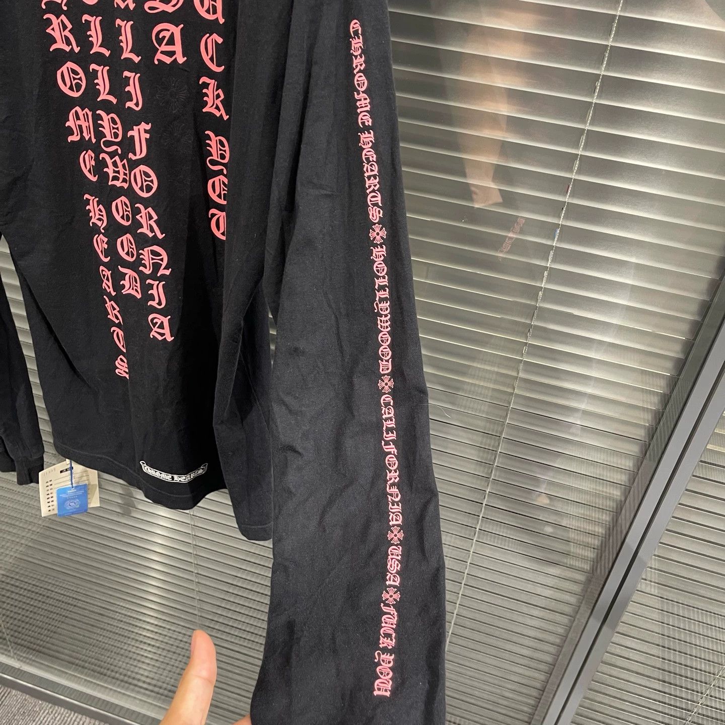 Chrome Hearts Chrome Hearts Red Sanskrit Print Back Longsleeve M Size US M / EU 48-50 / 2 - 6 Thumbnail