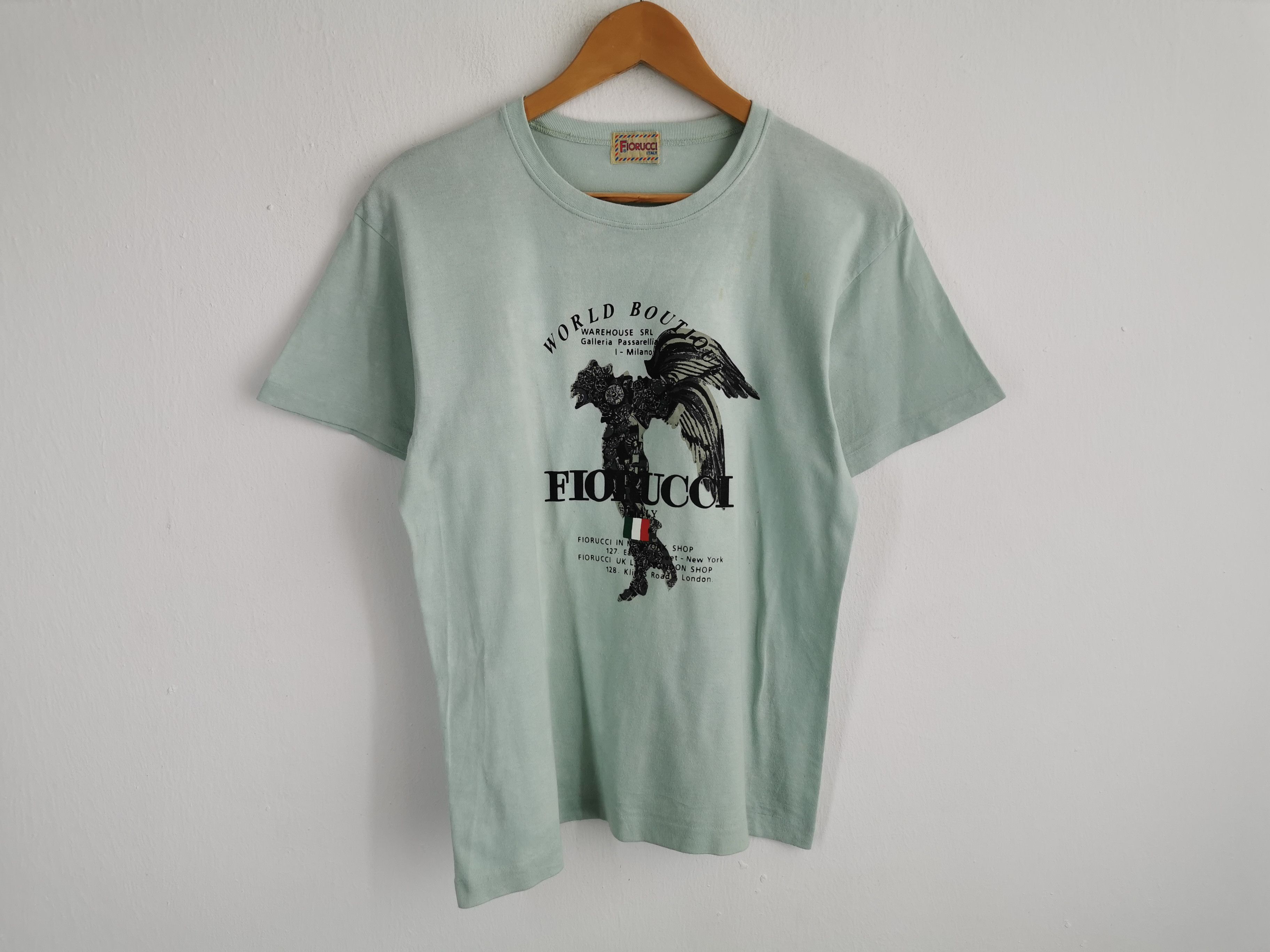Fiorucci Vintage 90's Fiorucci Tee T Shirt Made In Italy Women Size M Size M / US 6-8 / IT 42-44 - 1 Thumbnail