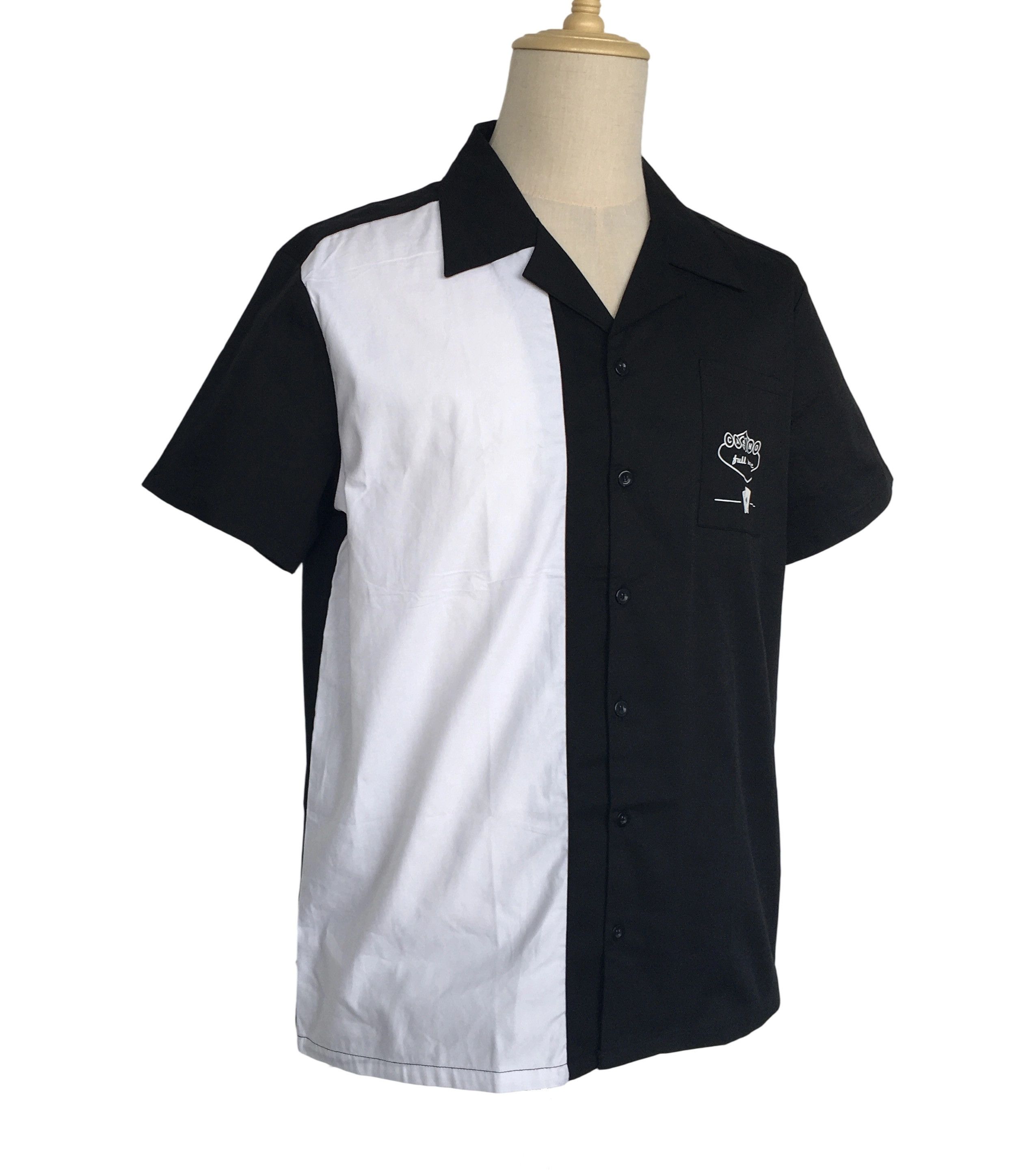 Other Black Shirts,Short Sleeves,Poker Print On The Pocket Size US XL / EU 56 / 4 - 3 Thumbnail