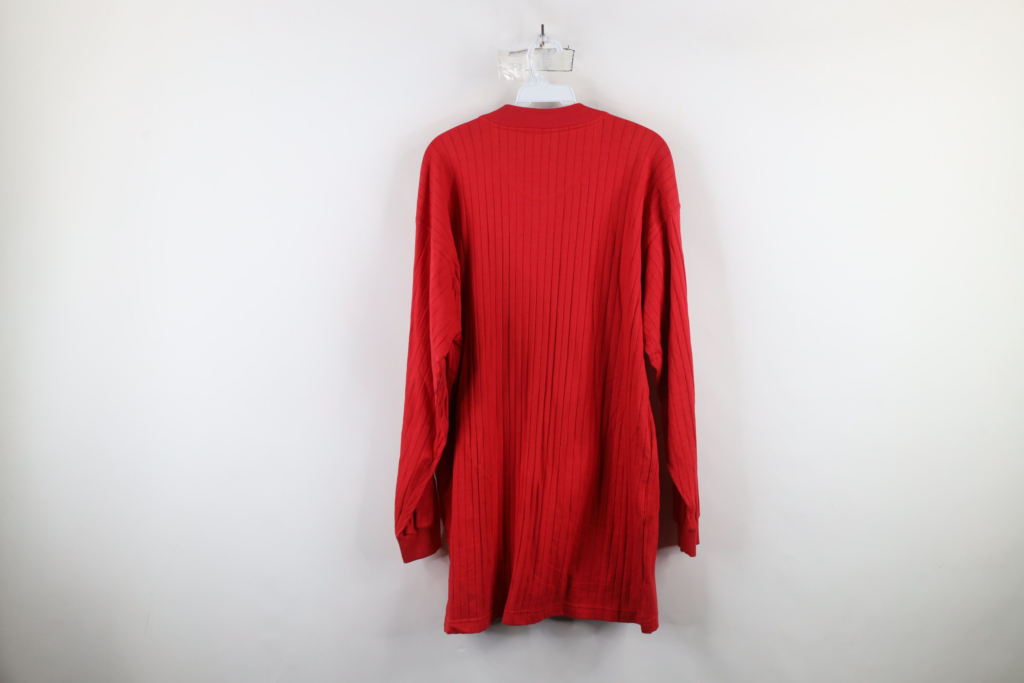 Vintage Vintage 90s Streetwear Baggy Long Sleeve Henley T-Shirt Size US M / EU 48-50 / 2 - 12 Thumbnail