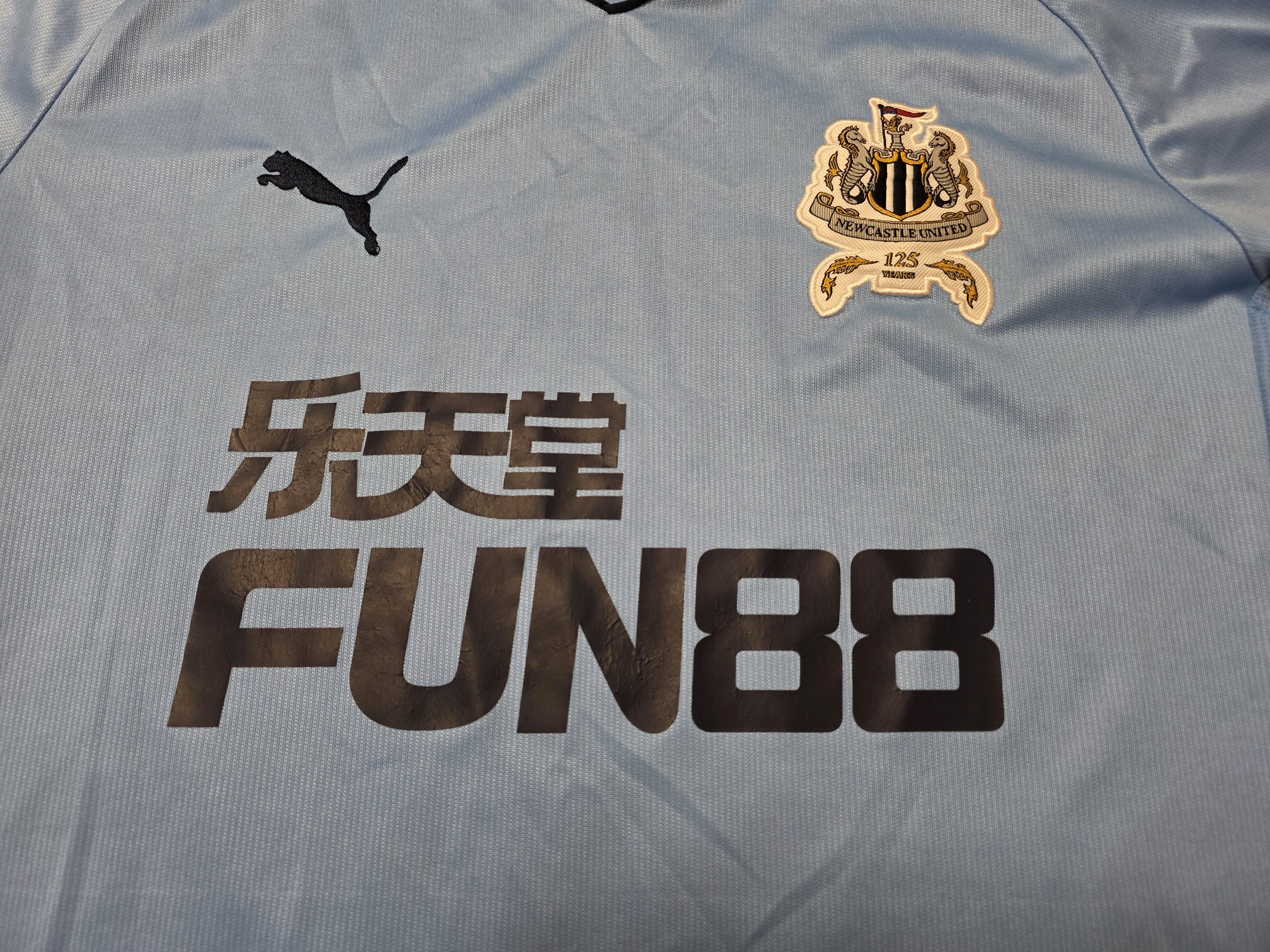 All Sport NEWCASTLE UNITED 2017 2018 AWAY FOOTBALL SHIRT SOCCER JERSEY Size US L / EU 52-54 / 3 - 3 Thumbnail