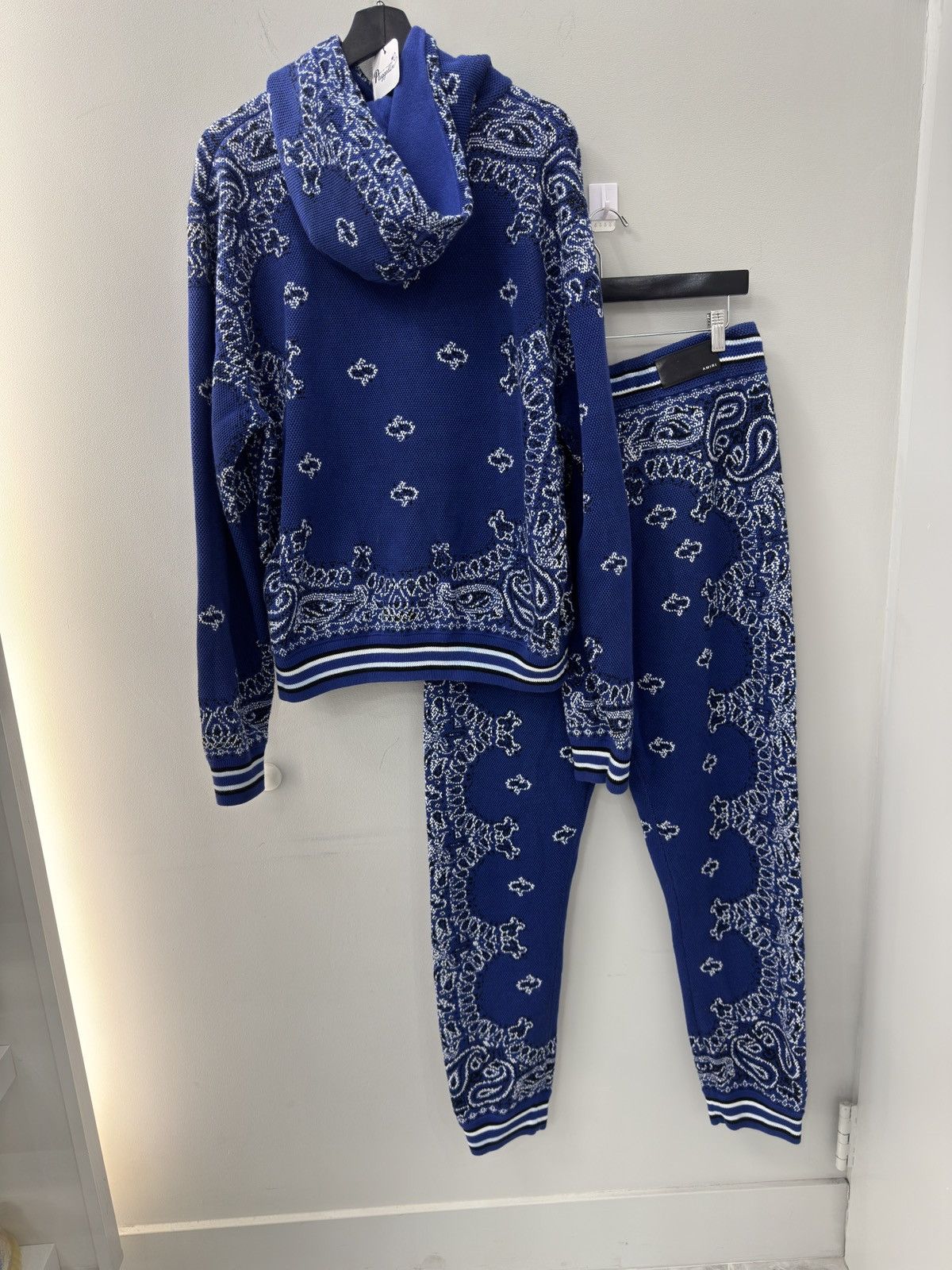 Amiri Amiri Blue Banda Yarn Sweatsuit Set Size US L / EU 52-54 / 3 - 2 Thumbnail