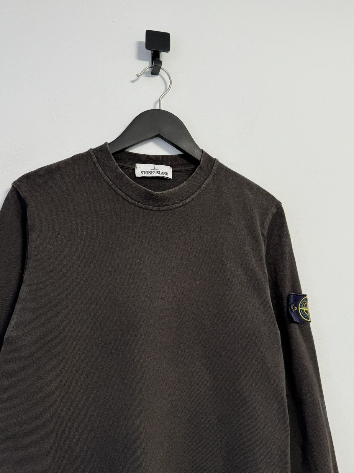 Stone Island Stone Island Sweatshirt Black Crewneck Long Sleeve Compass Size US M / EU 48-50 / 2 - 2 Thumbnail