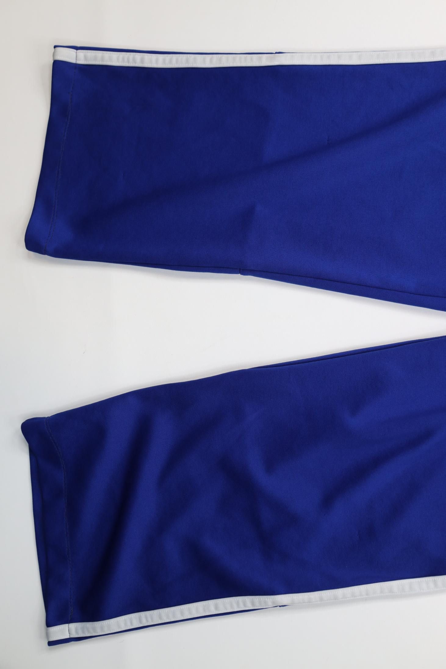 Nike Vintage Y2K Nike Big Swoosh Knit Wide Leg Sweatpants Blue Size US 36 / EU 52 - 4 Thumbnail