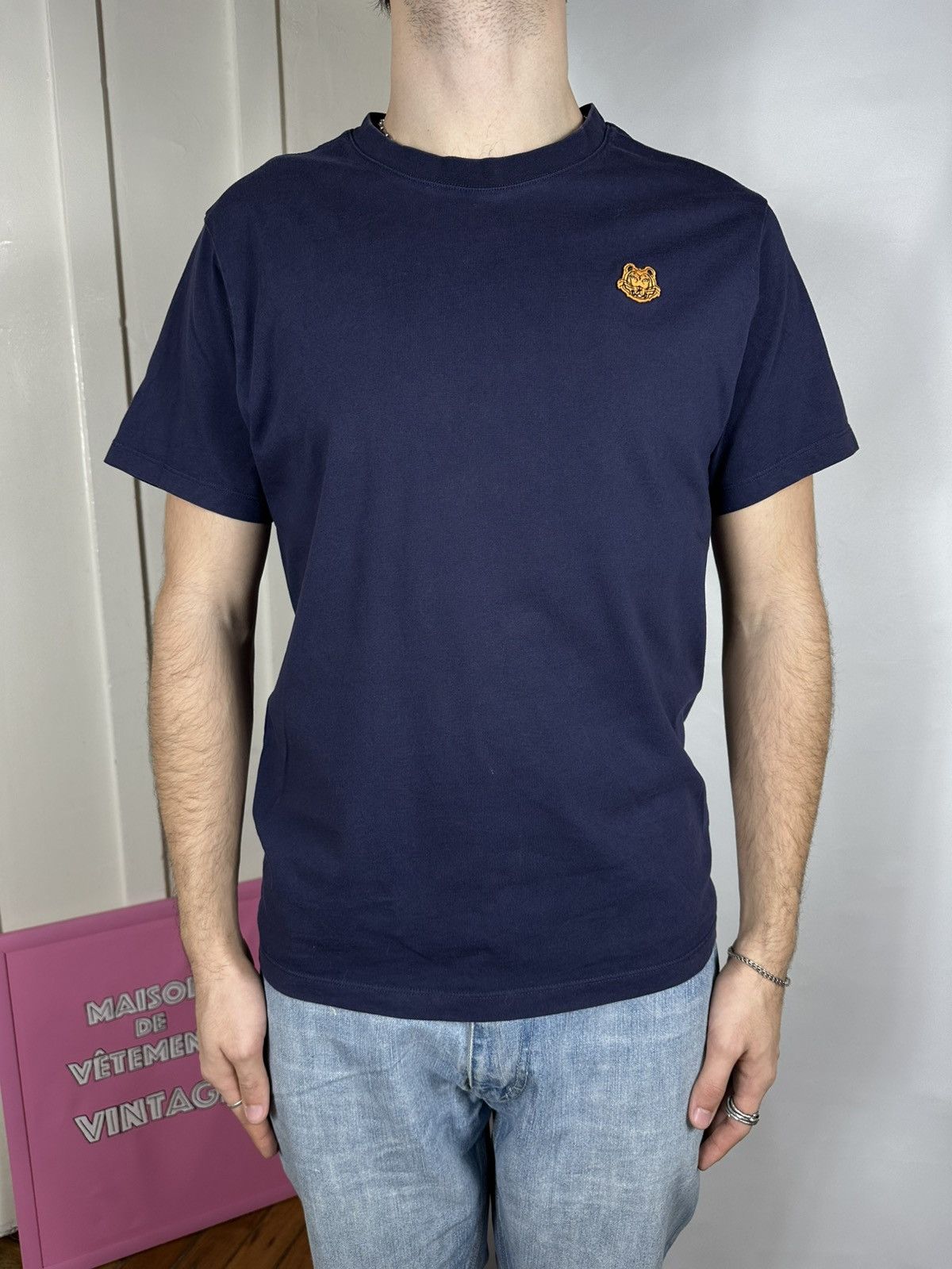 Kenzo Kenzo Small Tiger Crest Head T Shirt Size US L / EU 52-54 / 3 - 2 Thumbnail