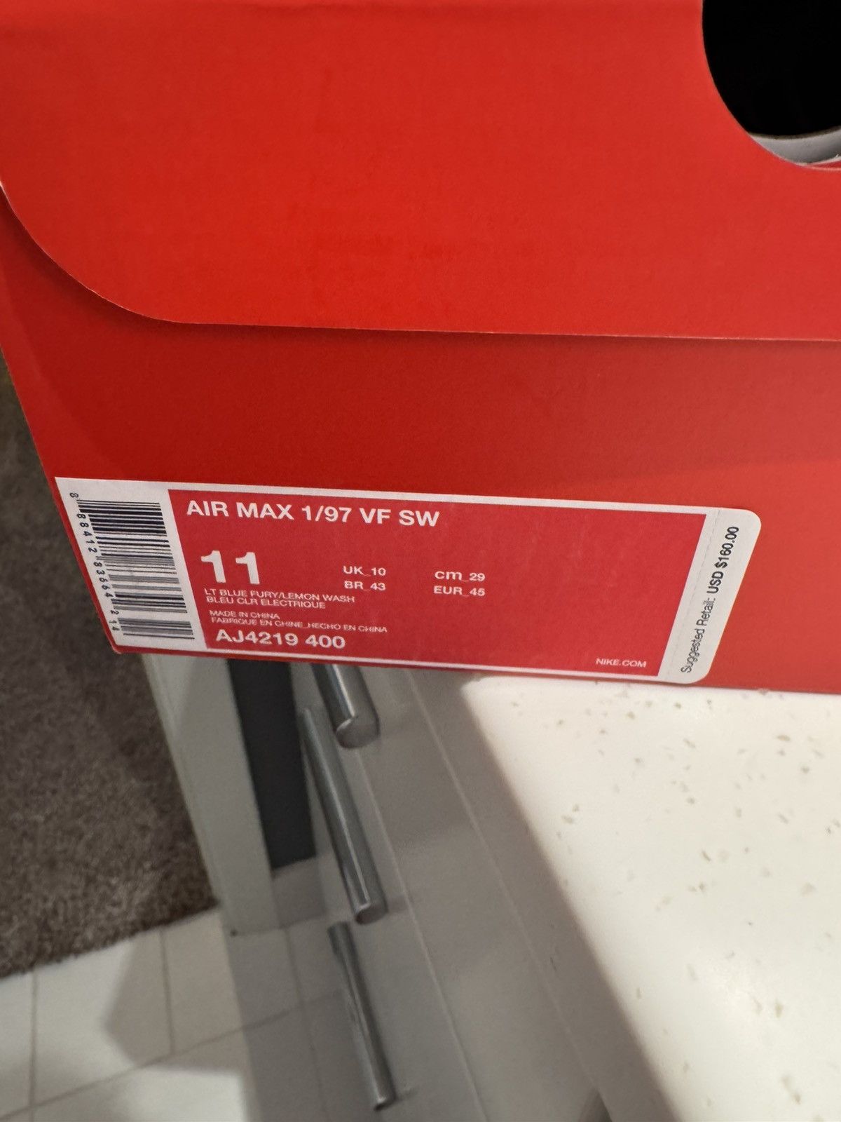 Nike Nike Air Max 1/97 Sean Wotherspoon - 11 Size US 11 / EU 44 - 12 Thumbnail