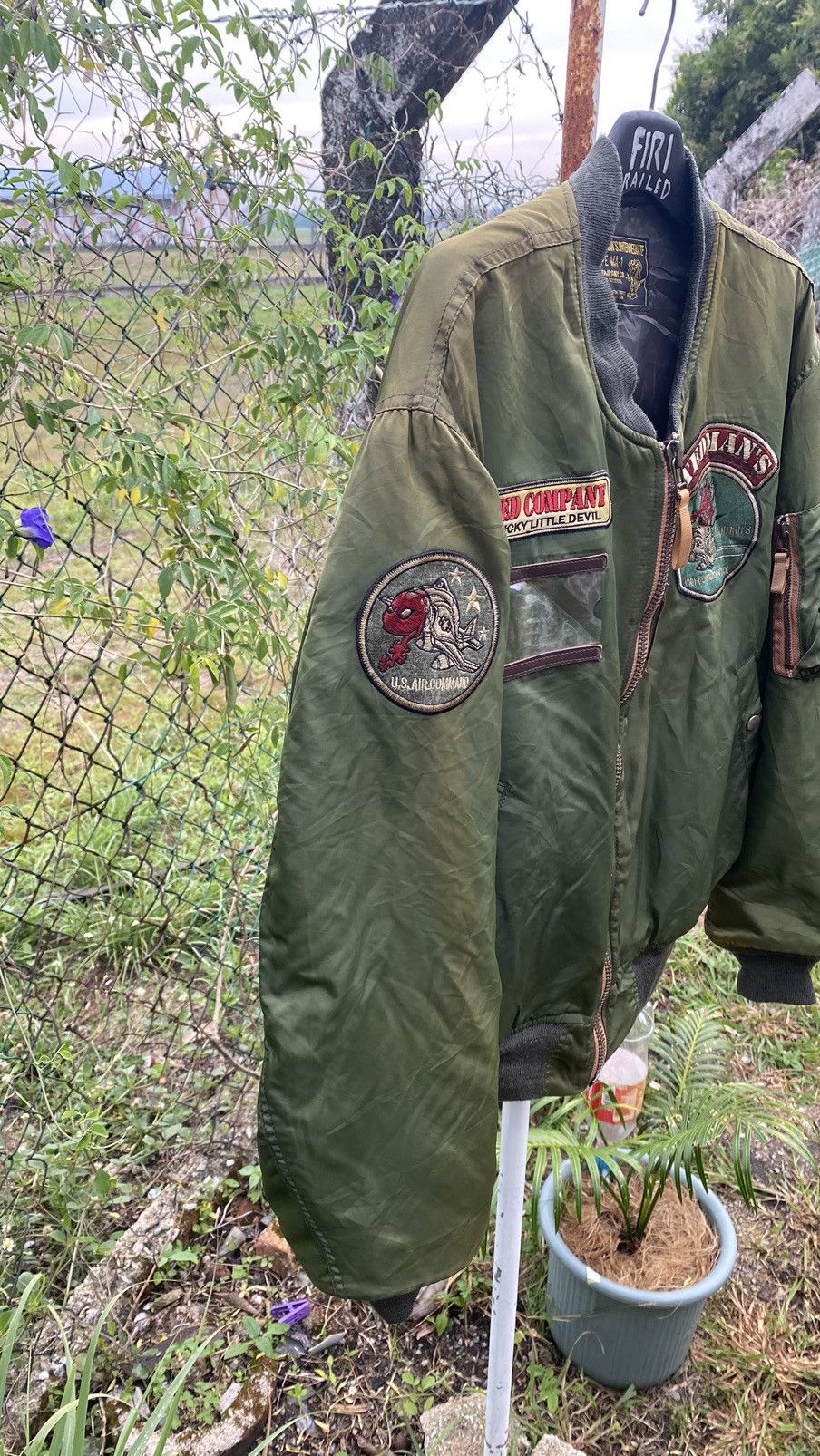 Tedman Vintage Teddy’s Airman Bomber Flight Ma-1 Jacket Size US L / EU 52-54 / 3 - 14 Thumbnail