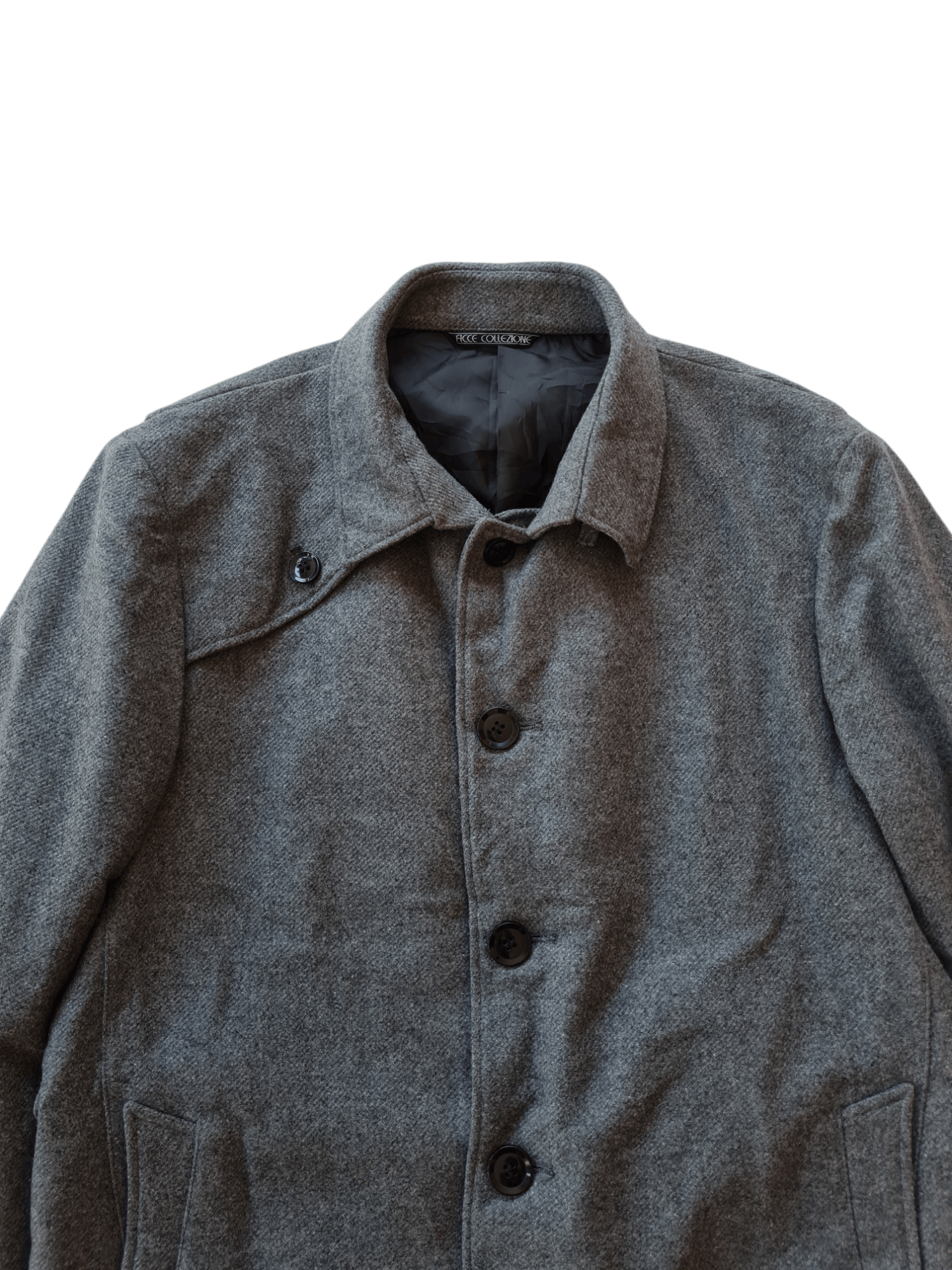 Japanese Brand × Yoshiyuki Konishi ✅️Ficce By Yoshiyuki Konishi Wool Long Jacket Size US L / EU 52-54 / 3 - 4 Thumbnail