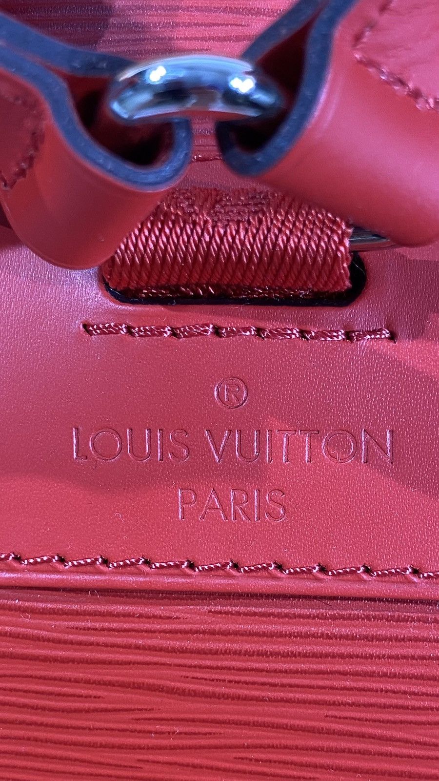Louis Vuitton × Supreme Louis Vuitton X SUPREME Christopher backpack Red EPI Leather Size ONE SIZE - 10 Thumbnail