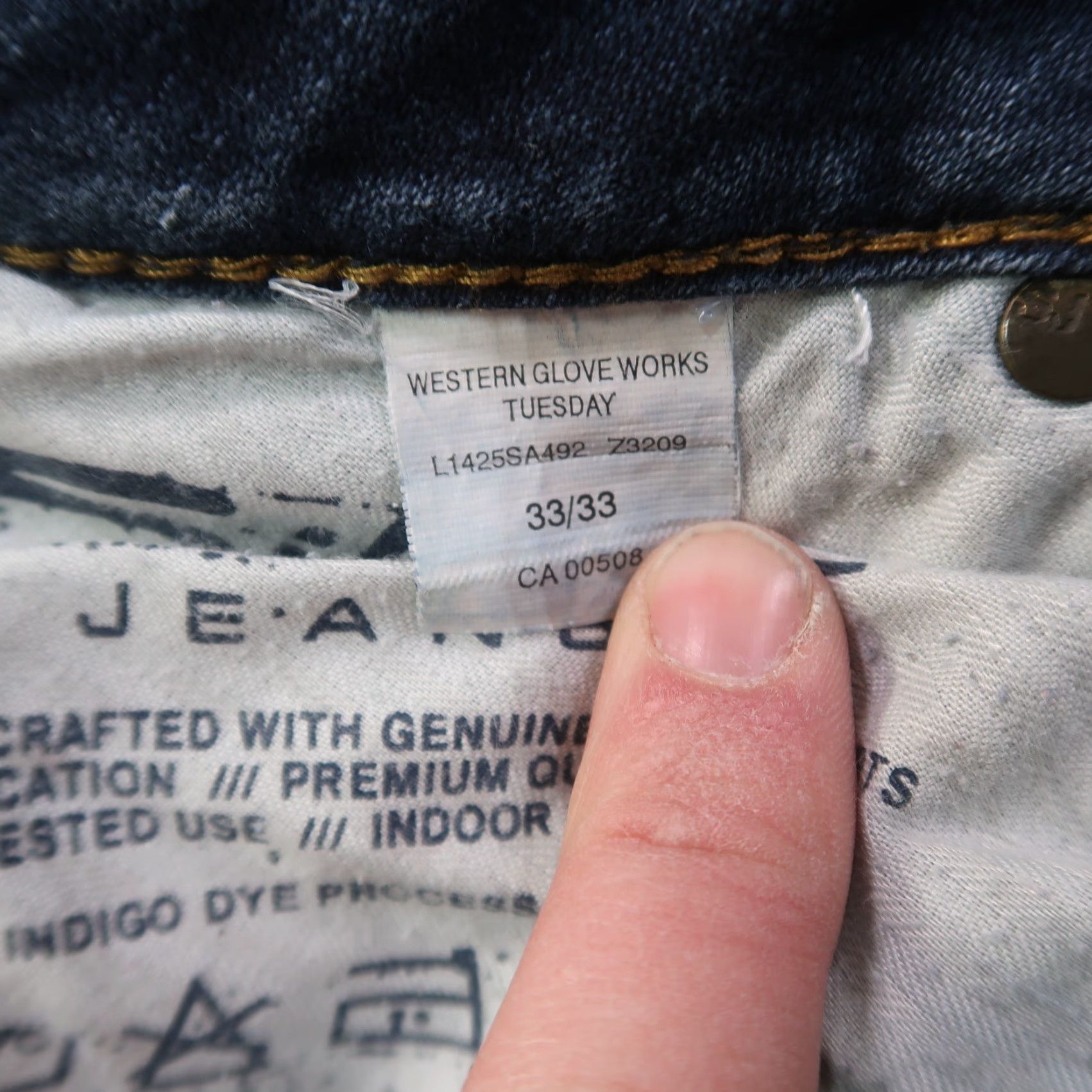 Silver Jeans Co. Silver Jeans Tuesday Jeans Women's 33x33 Blue Denim Bootcut Stretch Slim 5-Pocket Inseam 33 Regular Size 24" / US 00 / IT 34 - 4 Thumbnail