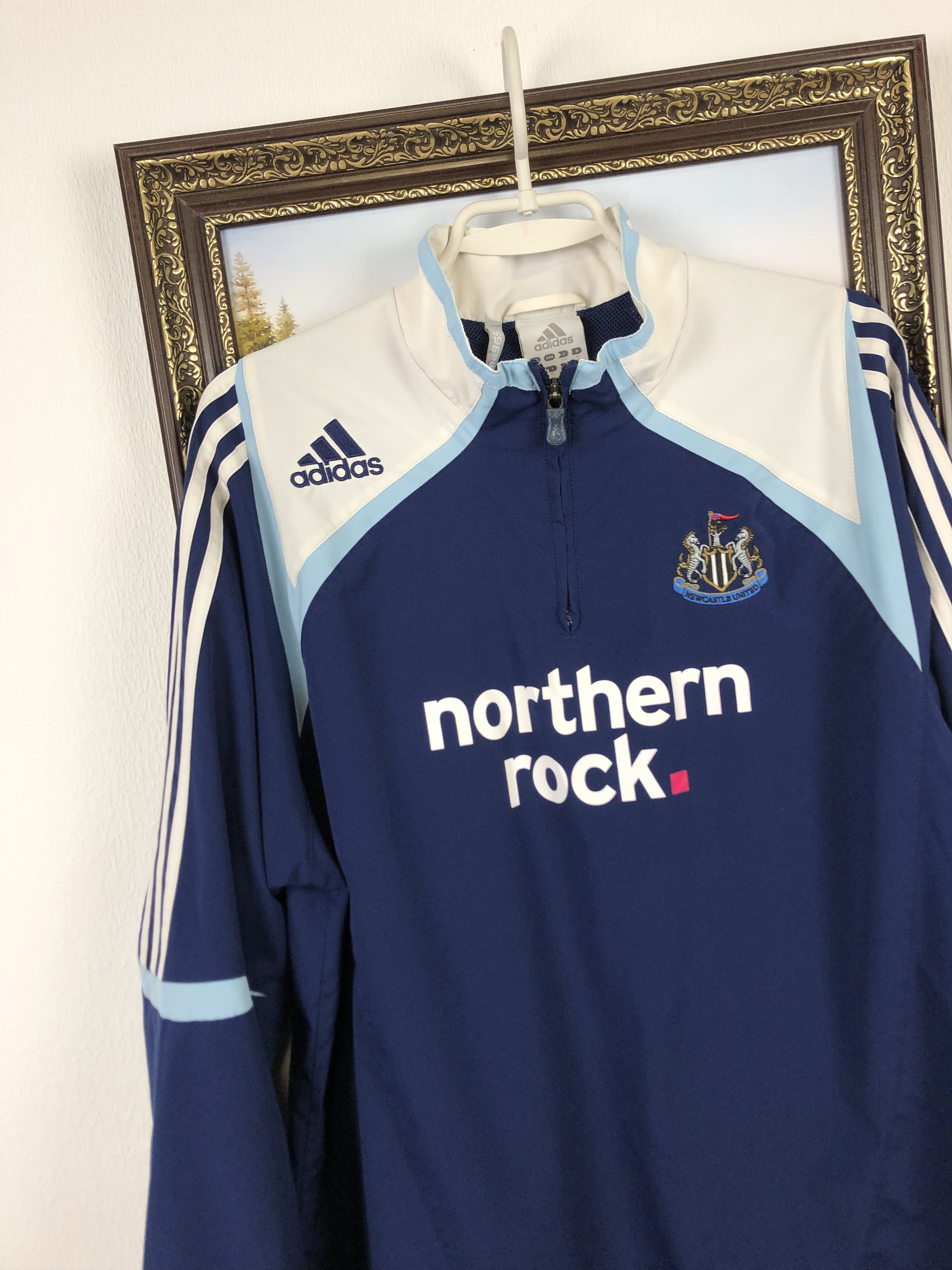 Adidas Newcastle United Vintage Football Sweatshirt Jacket Rare Size US M / EU 48-50 / 2 - 3 Thumbnail
