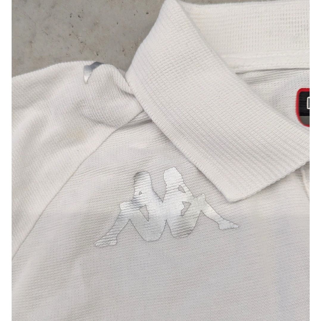 Kappa Kappa Panathinaikos FC polo white and silver shirt Size US L / EU 52-54 / 3 - 3 Thumbnail