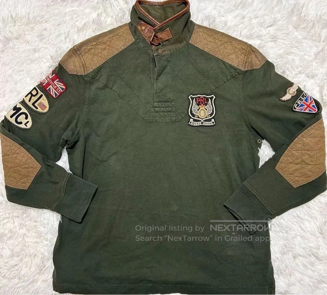RRL Ralph Lauren Ralph Lauren Vintage Moto Long Sleeve Shirt. Size US XL / EU 56 / 4 - 1 Thumbnail