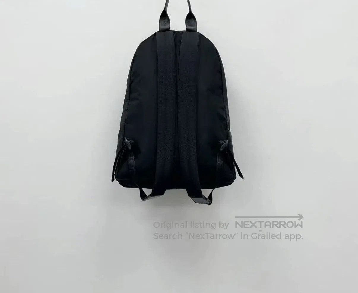 Versace Black Backpack with Checkerboard Logo Patch. Size ONE SIZE - 5 Thumbnail