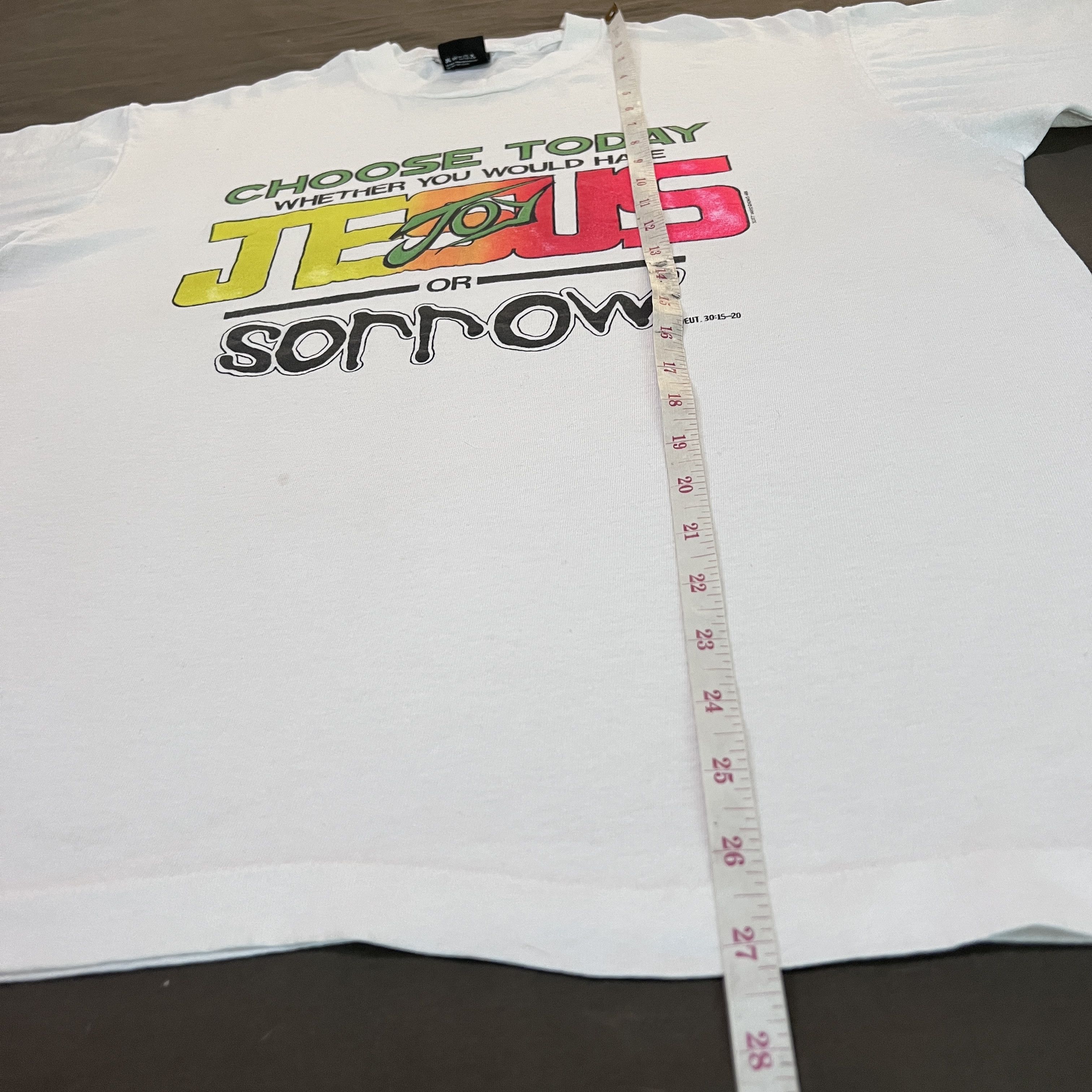 Vintage Vintage 90s Jesus God Bible Holy Promo Tee XL Size US XL / EU 56 / 4 - 8 Thumbnail