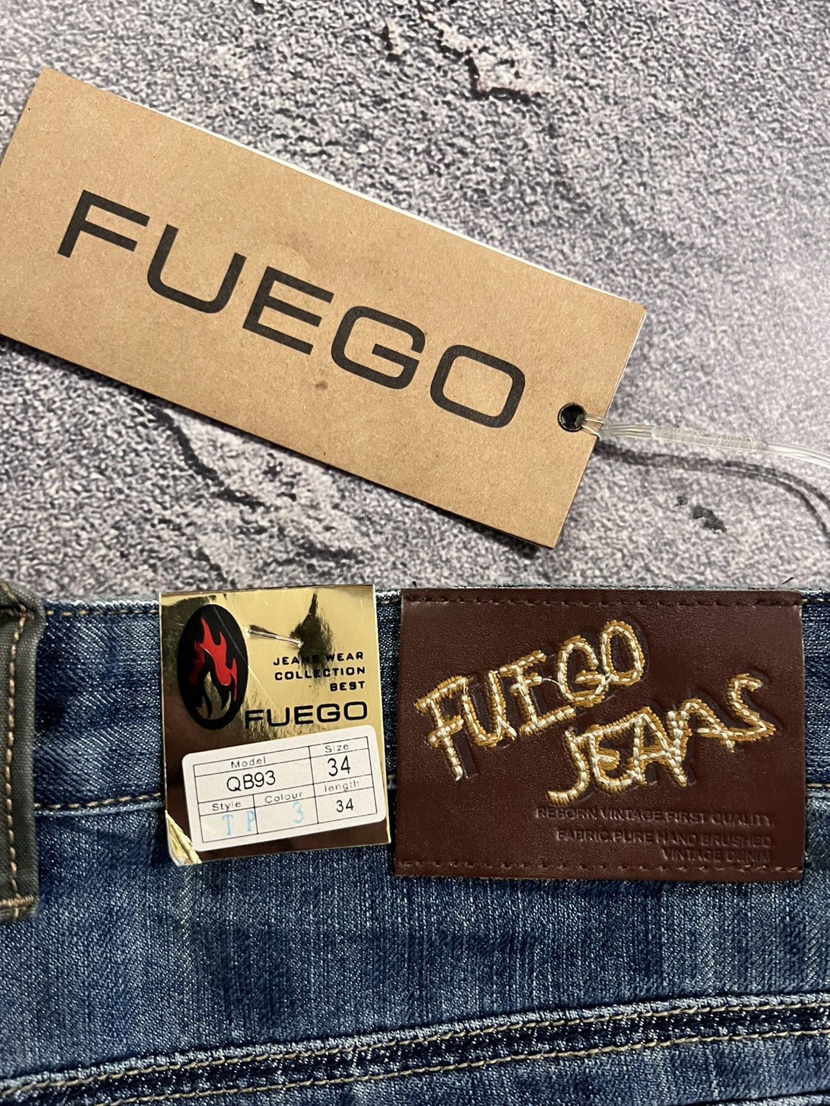 Vintage Y2K Archive Baggy Fit Jeans – Vintage Drip Avan-Garde 90s Size US 34 / EU 50 - 8 Thumbnail