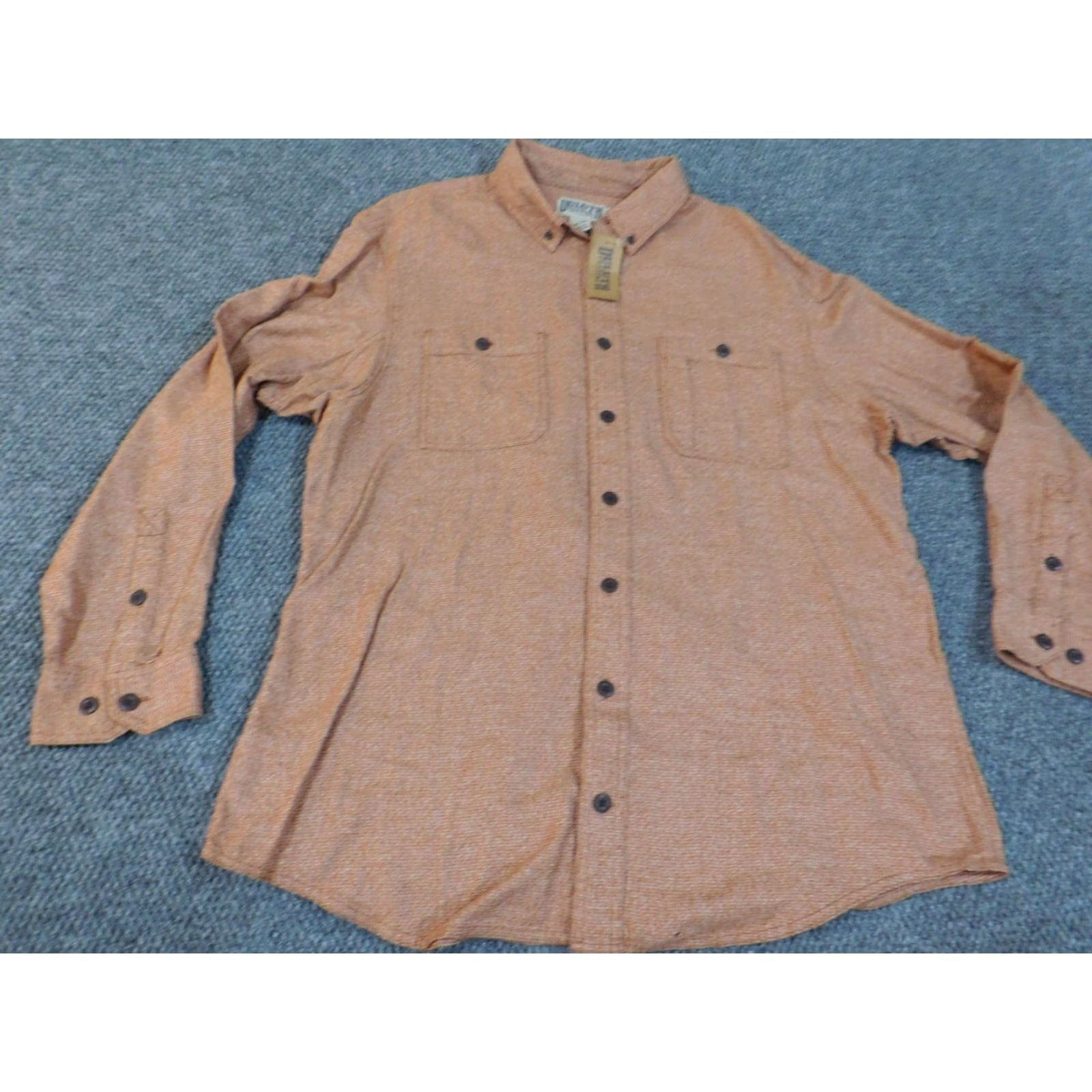 Vintage Duluth Flannel Shirt XL Tall Orange Mens Button-Up Outdoor Plaid Long Sleeve Button-Down Collar Tlarge? Size US XL / EU 56 / 4 - 3 Thumbnail
