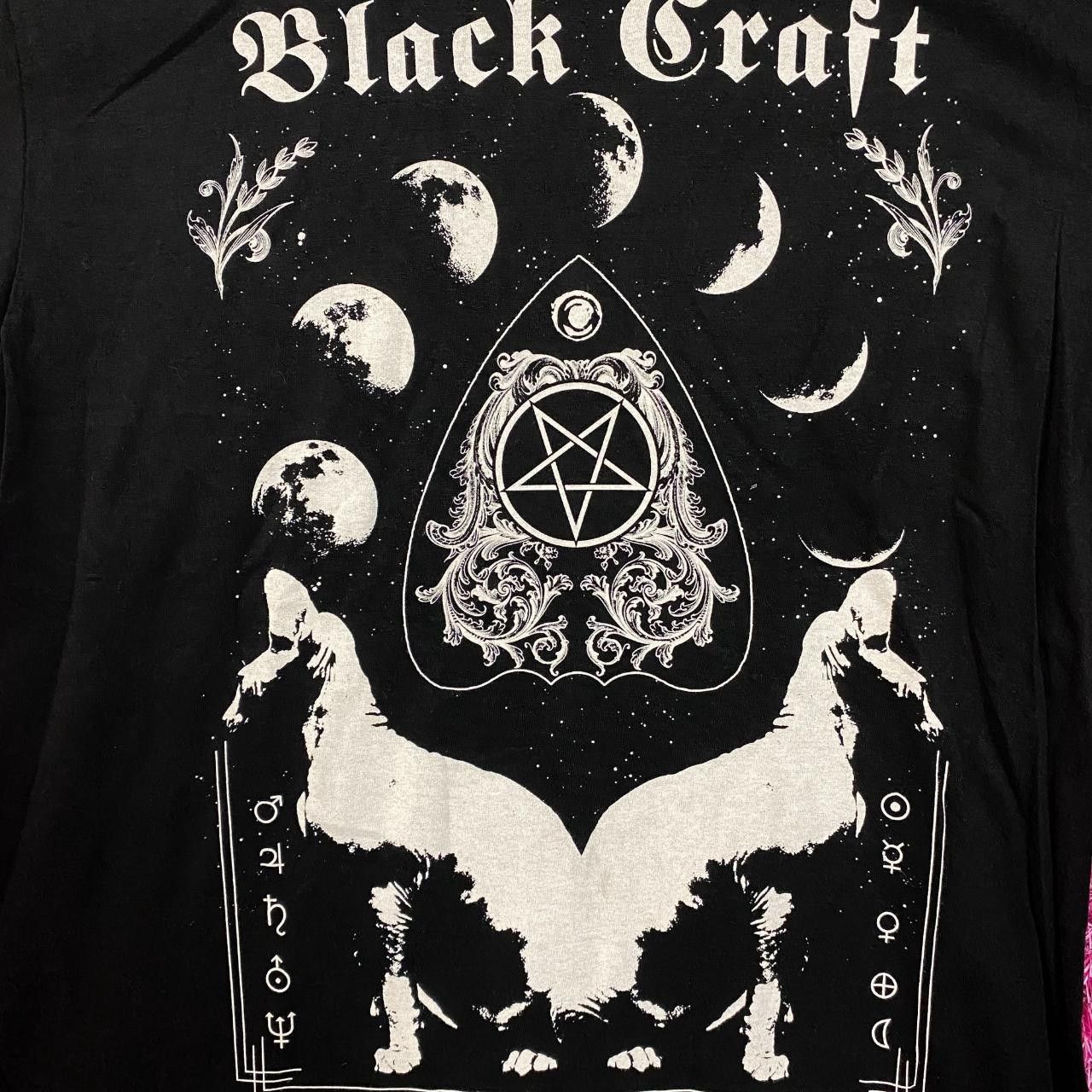 Other Black Craft Phases of The Moon Dark Astrology T-Shirt L Size US L / EU 52-54 / 3 - 2 Thumbnail