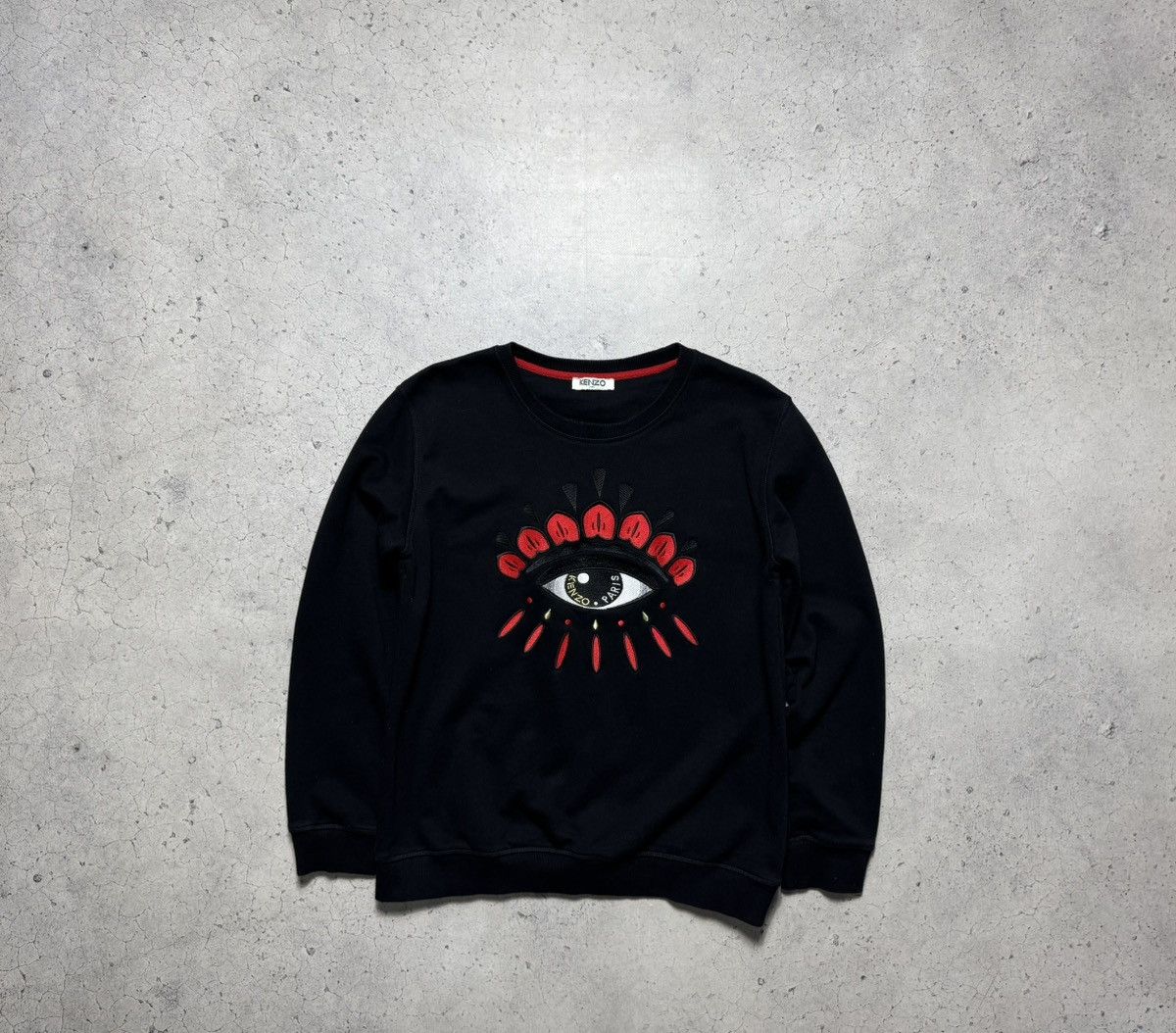 Kenzo Kenzo Paris Eye Big Logo Luxury Sweatshirt Size US M / EU 48-50 / 2 - 2 Thumbnail