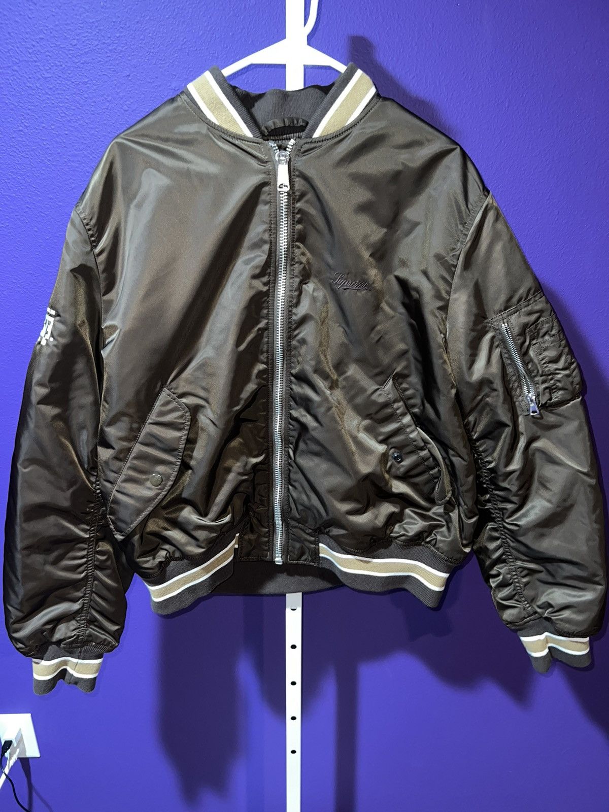 Supreme Supreme second to none MA-1 jacket Size US L / EU 52-54 / 3 - 1 Thumbnail