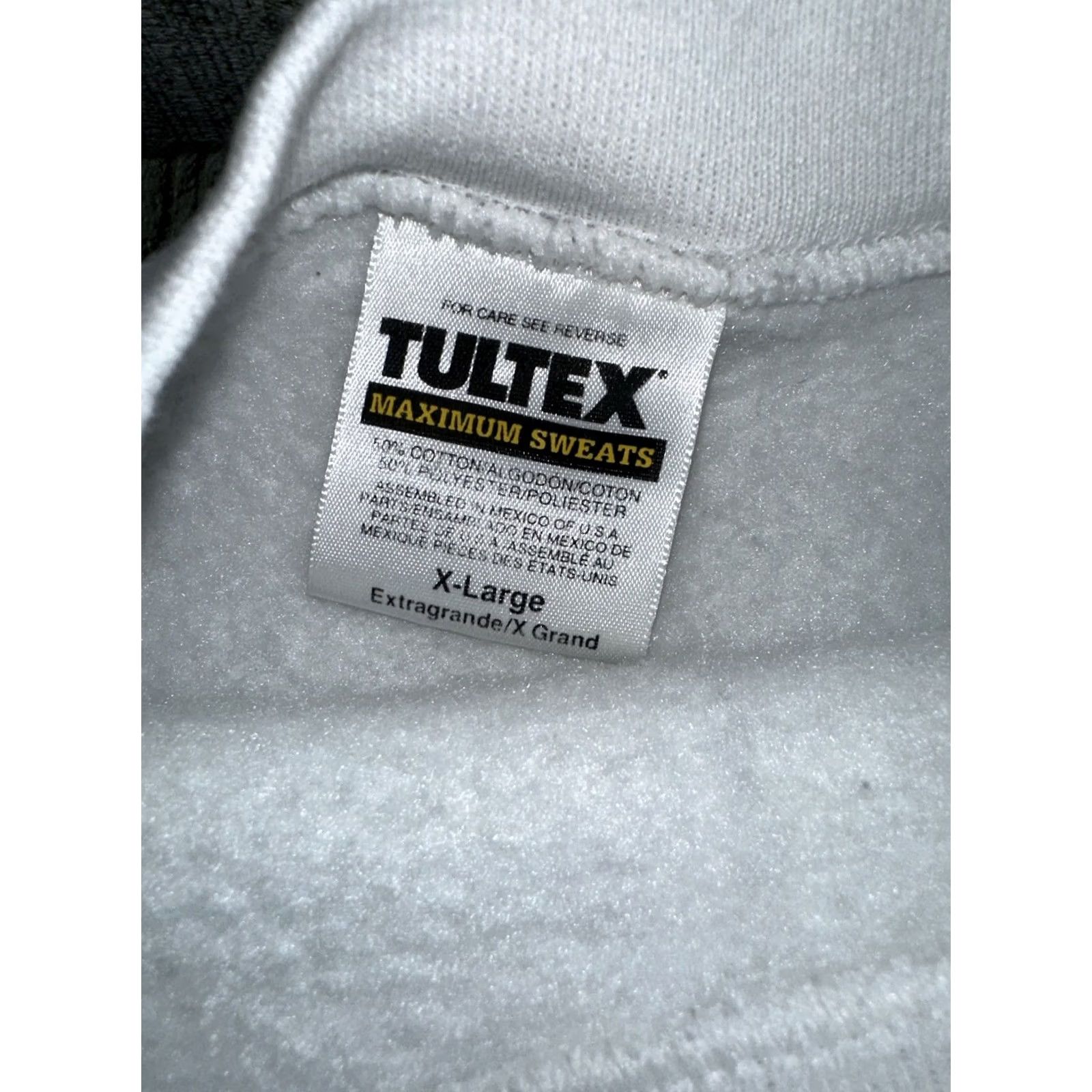 Tultex VINTAGE Tultex Men’s White Arizona XL Crewneck Pullover Sweatshirt Regular Size Adults Size US XL / EU 56 / 4 - 3 Thumbnail