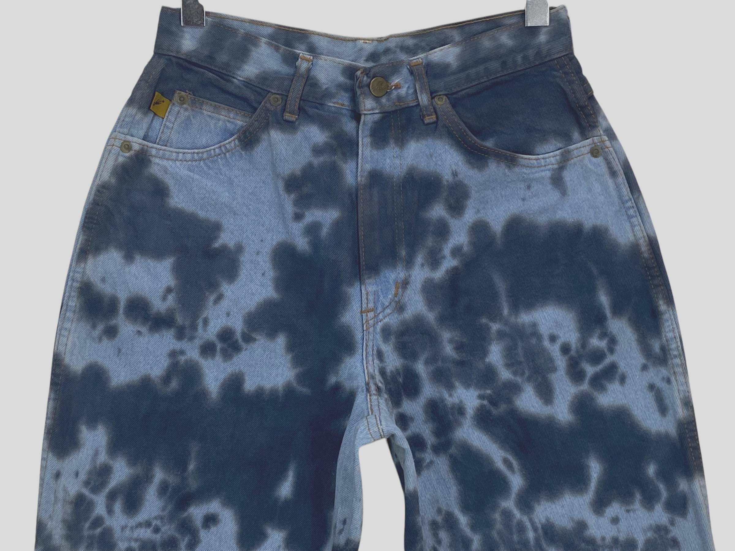 Japanese Brand Chic Denim Camo Jeans Size 27" / US 4 / IT 40 - 3 Thumbnail