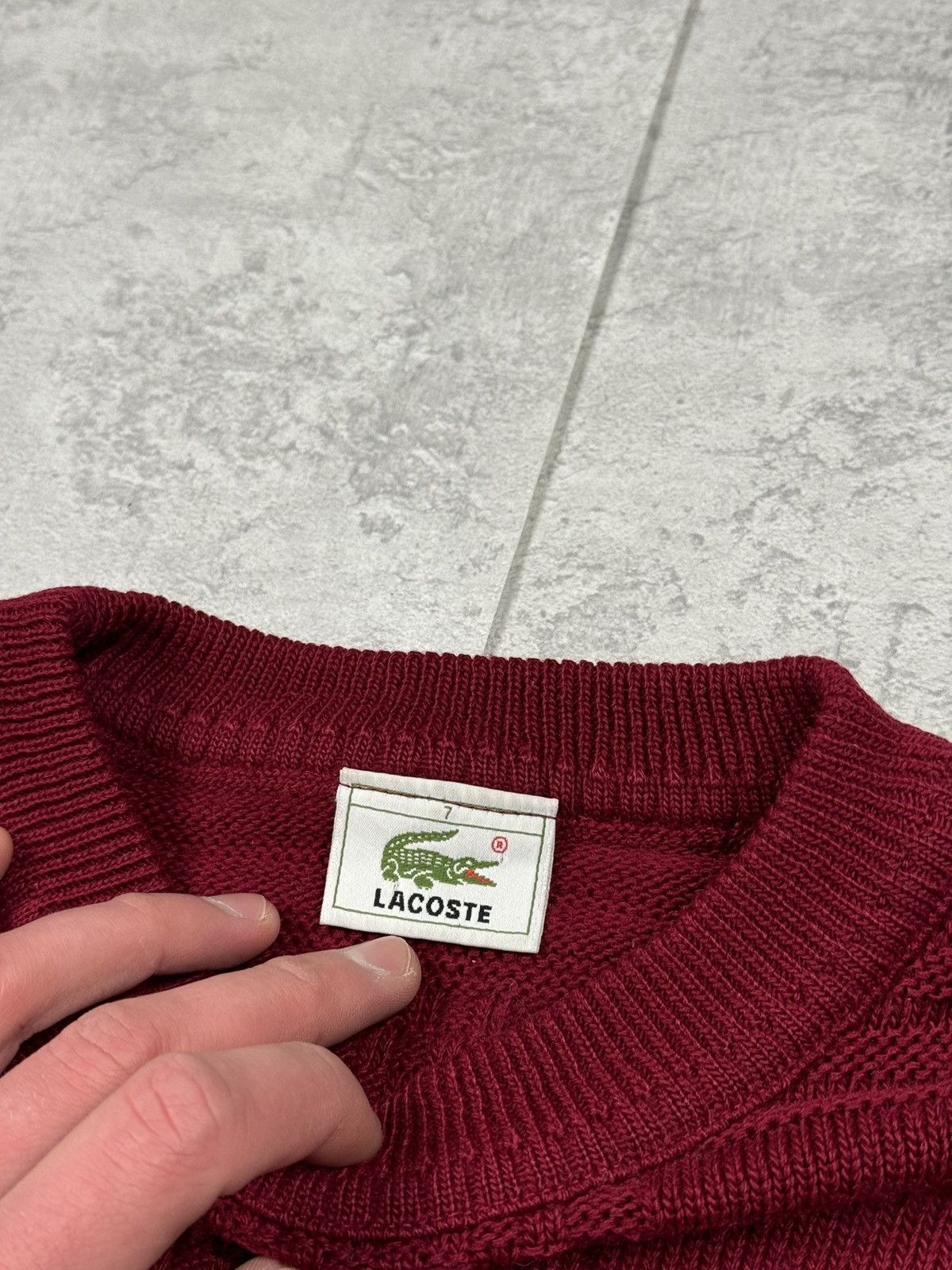 Lacoste Vintage Lacoste Y2K Sweater Size 7 Size US L / EU 52-54 / 3 - 8 Thumbnail