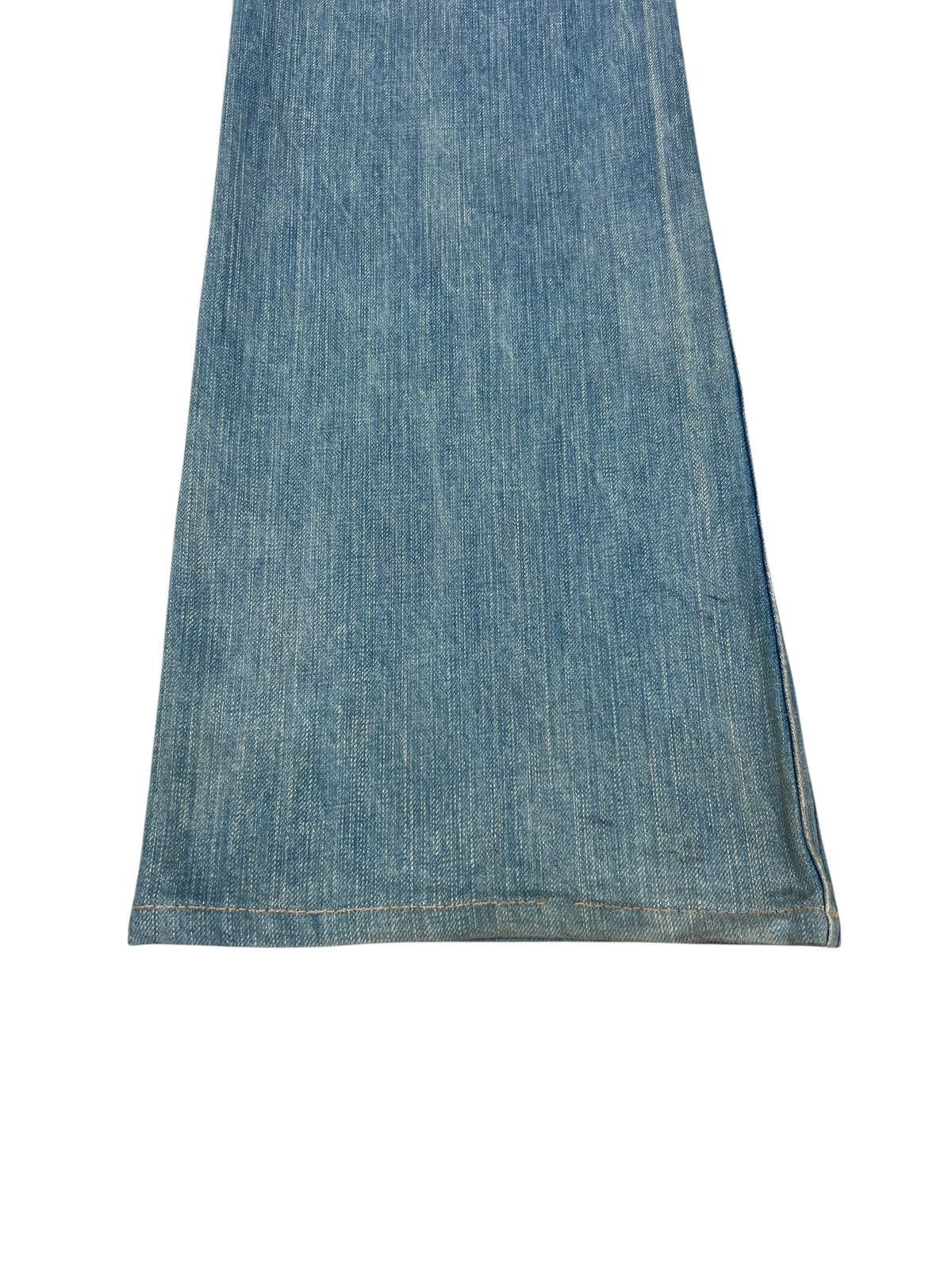 If Six Was Nine Dirty Mud Denim Vintage Acoustic Japan Flare Jeans Size US 31 - 17 Thumbnail