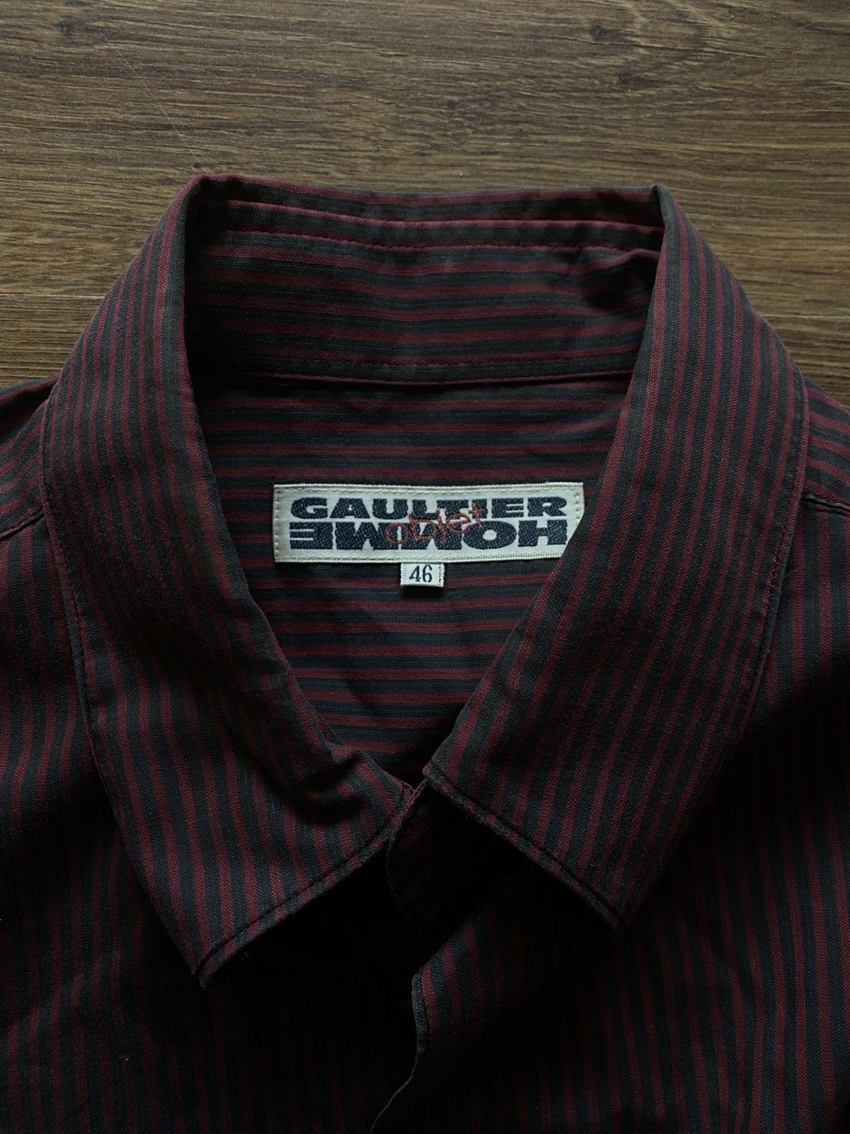 Jean Paul Gaultier × Vintage Jean Paul Gaultier Homme shirt objet  