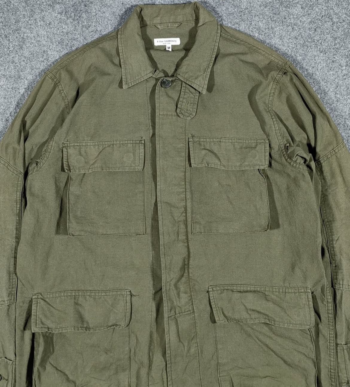 14th Addiction × Aspesi × Engineered Garments 2000s Aspesi a Blue Garments Chore Parka Jacket Size US L / EU 52-54 / 3 - 2 Thumbnail