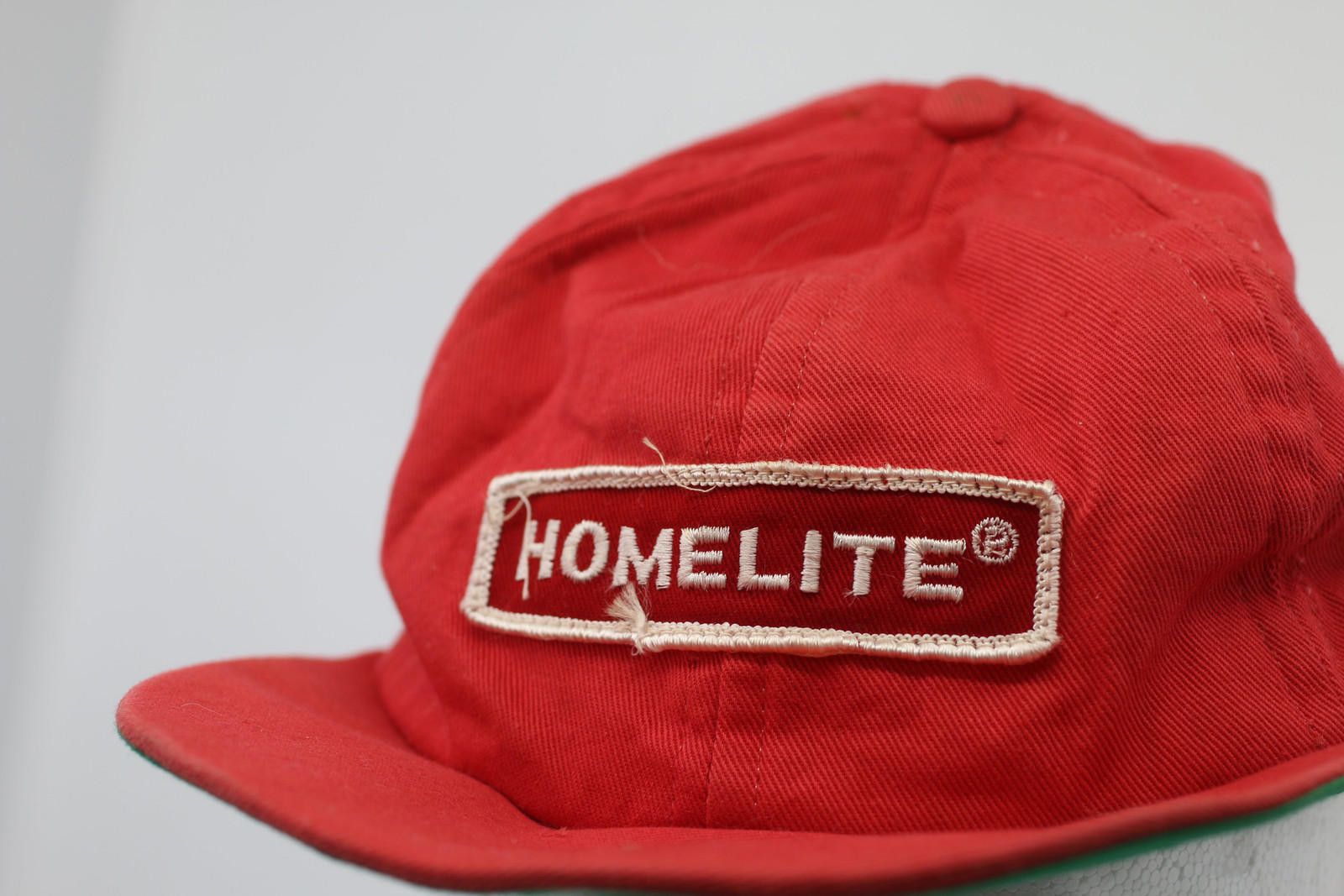 Other Homelite Vintage Red Patch SnapBack Trucker Hat Cap Size ONE SIZE - 5 Thumbnail