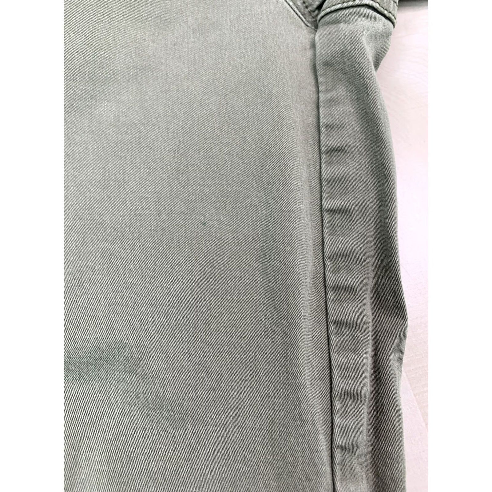 Vintage No Boundaries Faded Green Canvas Slim Fit Drawstring Pull On Joggers XS Mens Joggers XS Green Solid Outdoor Activewear Size US 27 - 7 Thumbnail