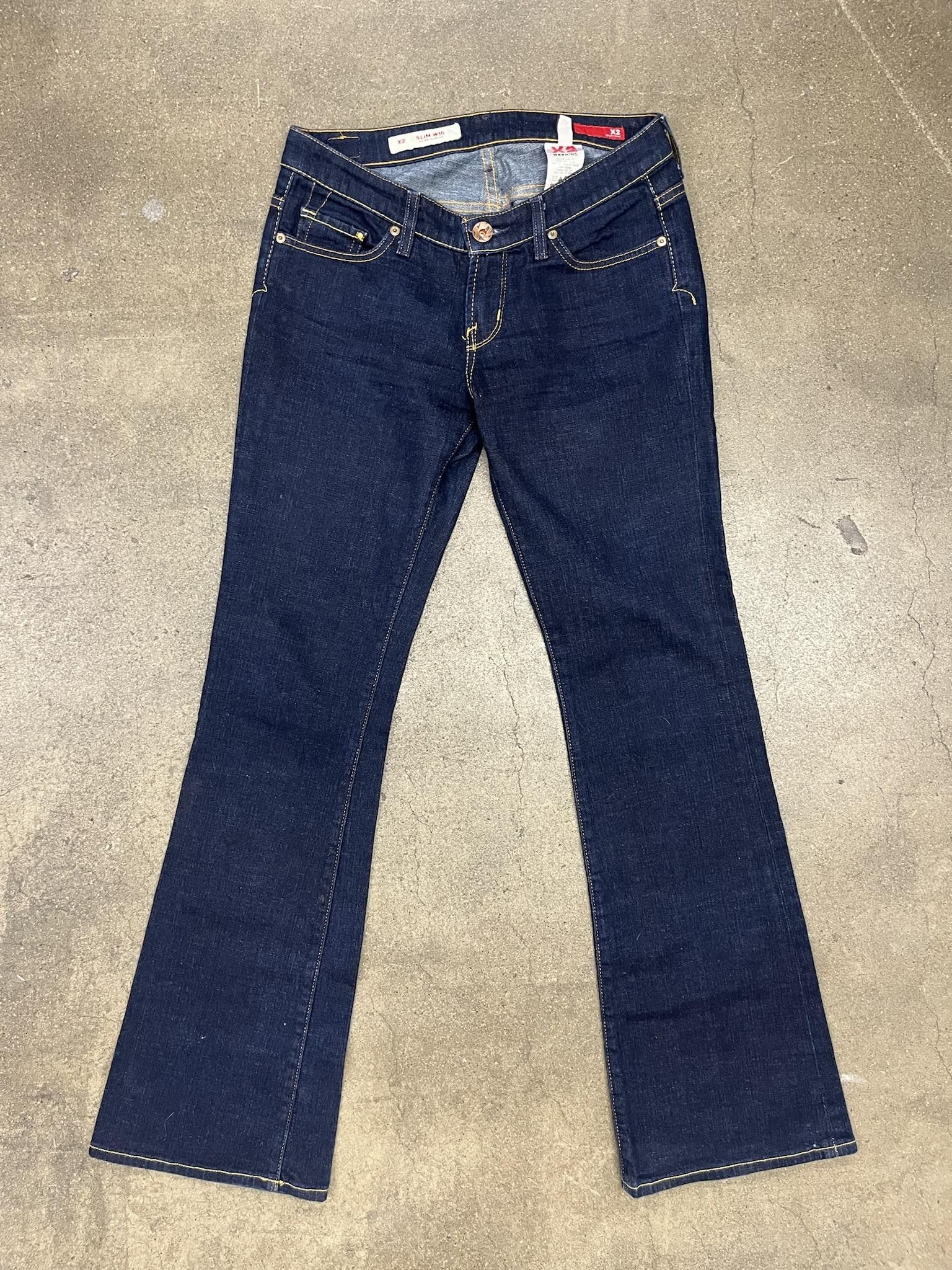 Affliction × Jean X2 Slim W10 Boot Cut Jeans Size US 30 / EU 46 - 1 Thumbnail