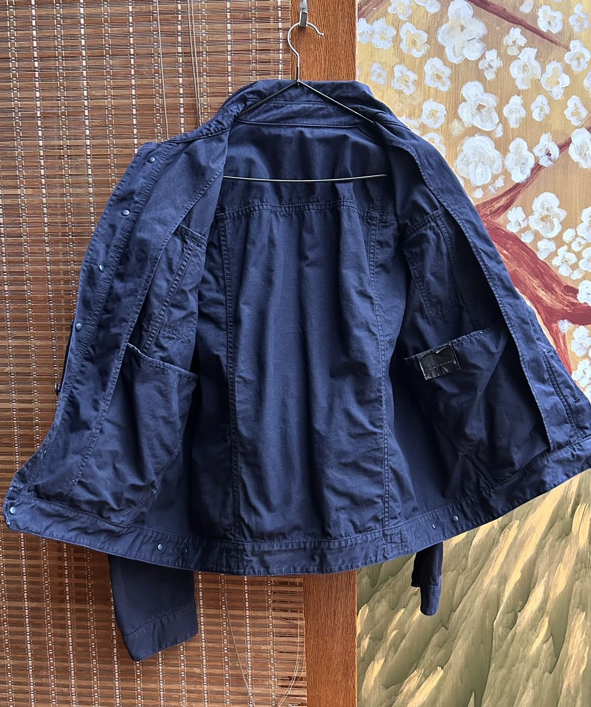 Balenciaga Balenciaga Paris Navy Cotton Field Jacket Ghesquière Era Size US L / EU 52-54 / 3 - 6 Thumbnail