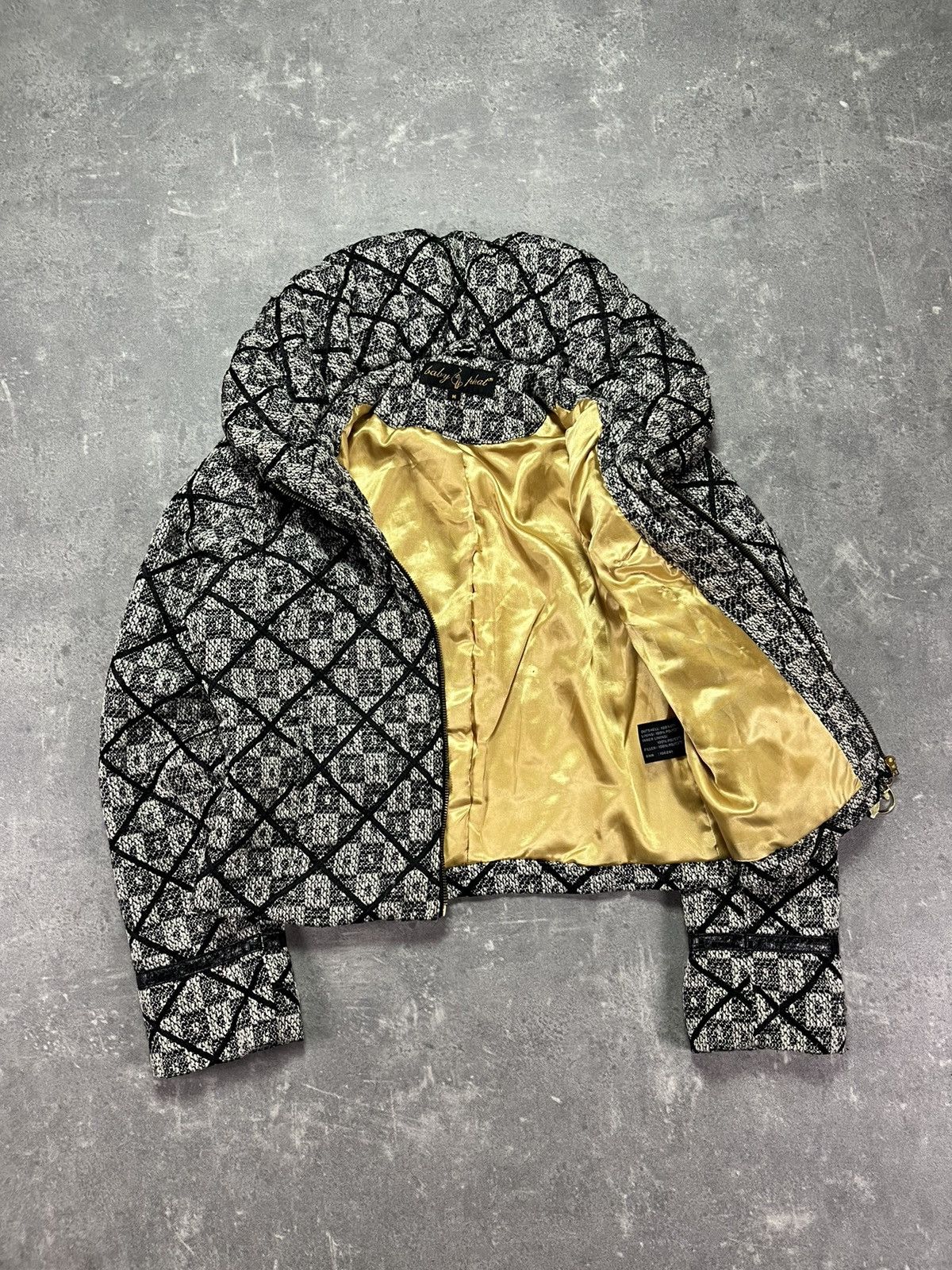 Japanese Brand 00s Baby Phat Y2K High Collar Short Cropped Bomber Jacket M Size M / US 6-8 / IT 42-44 - 9 Thumbnail
