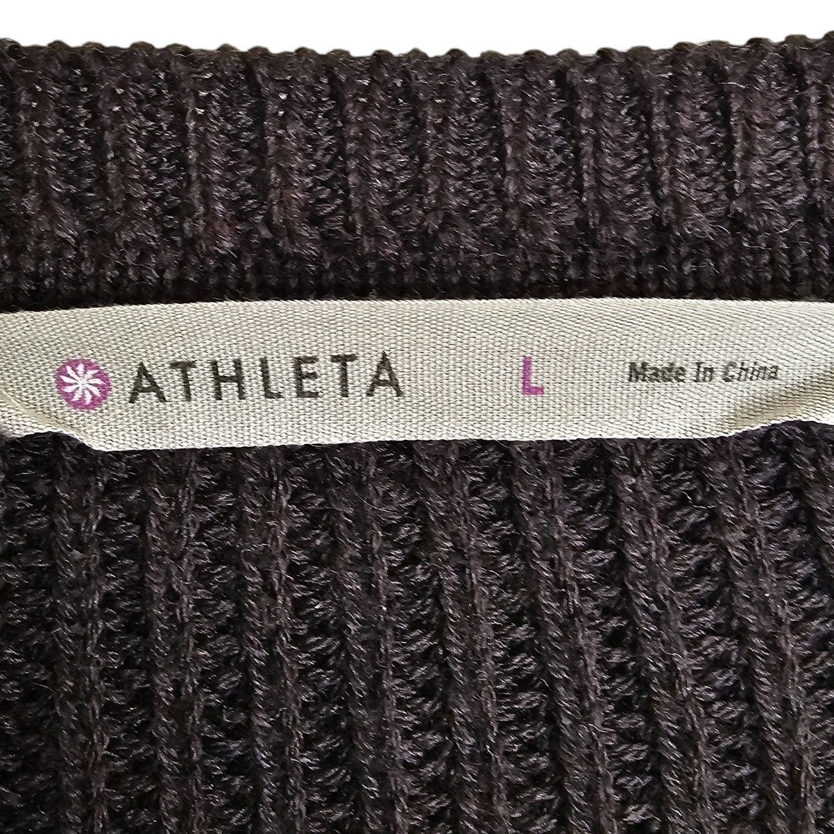 Athleta Athleta Womens Merino Wool Ribbed Sweater Size L Heavy Knit Size L / US 10 / IT 46 - 6 Thumbnail