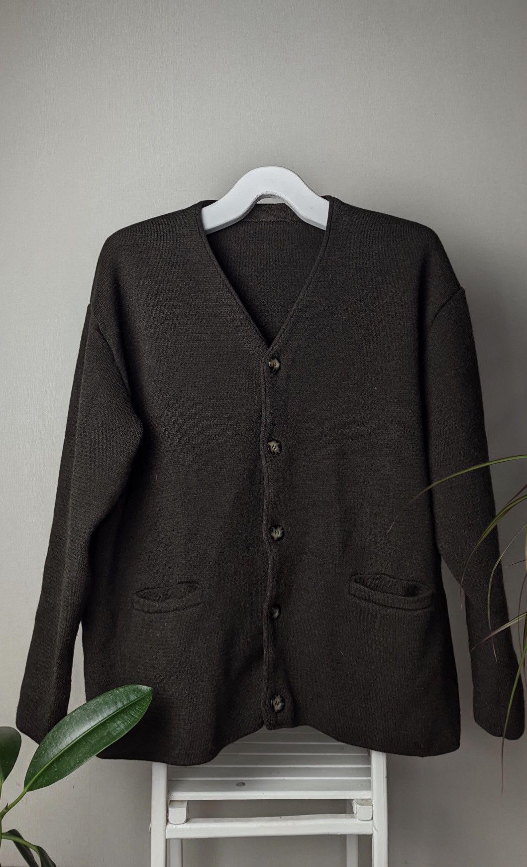 Japanese Brand Connemara vintage 100% merino wool cardigan Japanese style Size US L / EU 52-54 / 3 - 1 Thumbnail