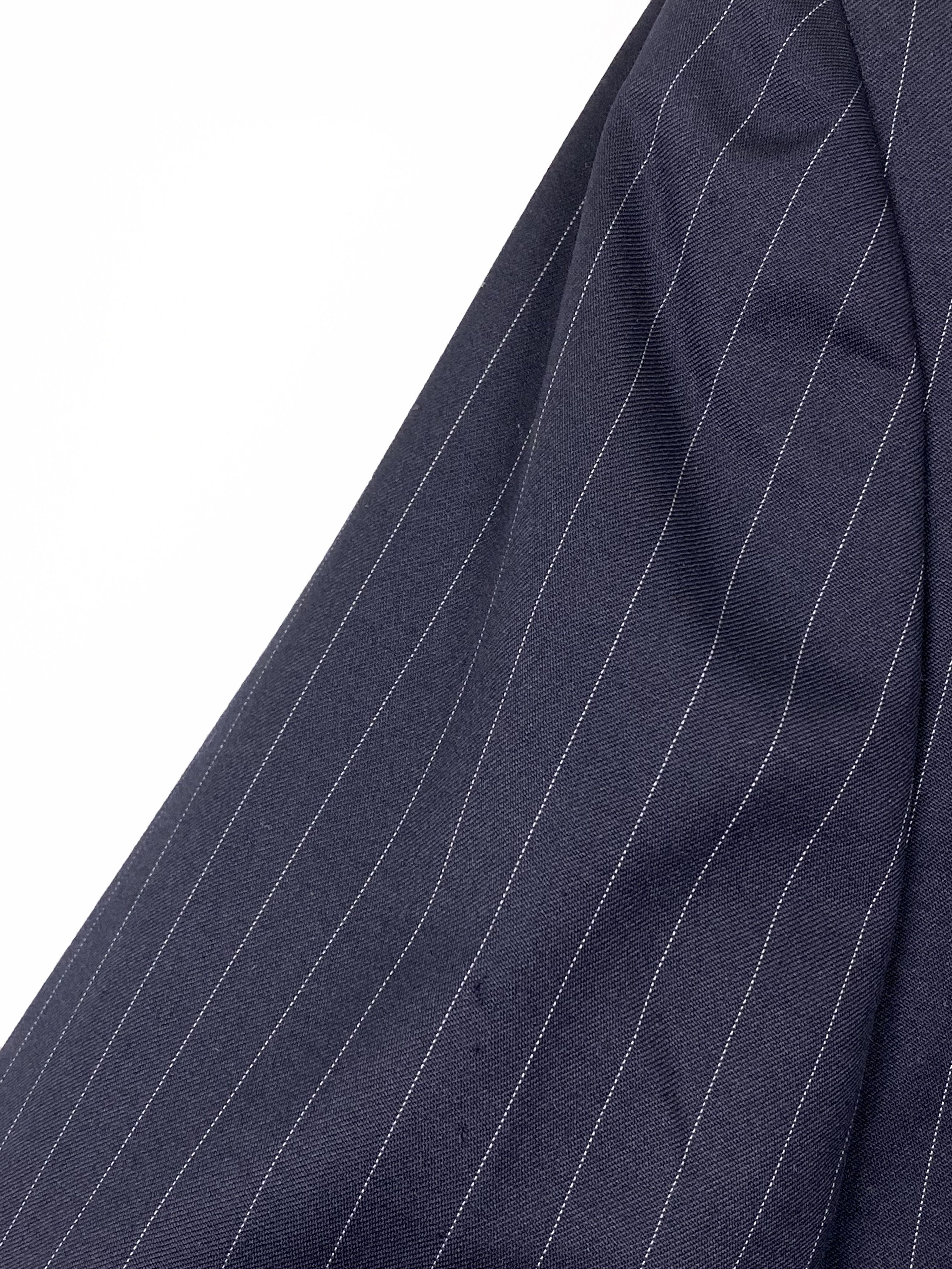Suitsupply SUITSUPPLY Sevilha Striped Wool Navy Blazer Size 58 / US 48 Size 48R - 6 Thumbnail