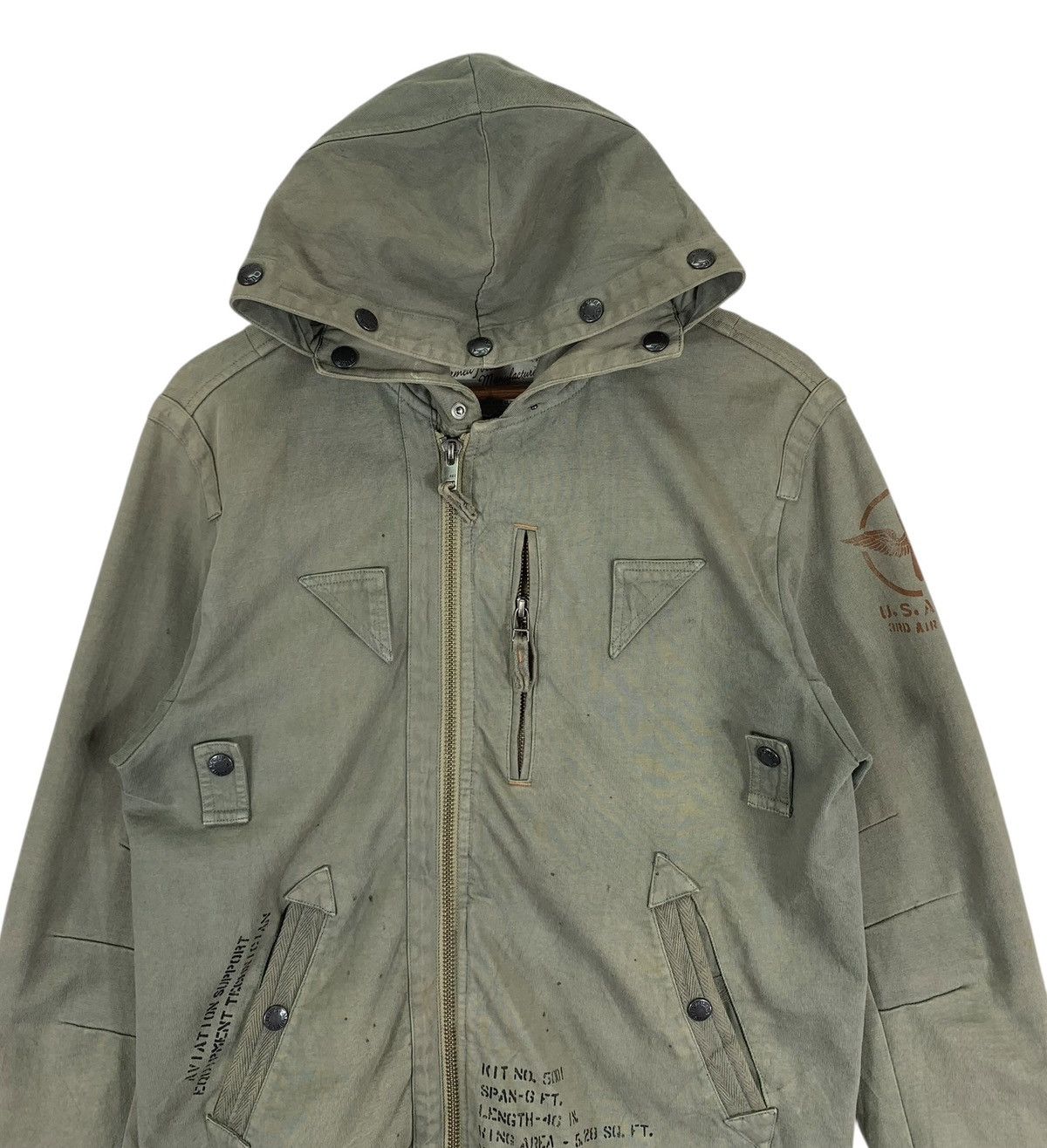 Avirex VINTAGE AVIREX COTTON HOODIE SWEATER Size US L / EU 52-54 / 3 - 4 Thumbnail