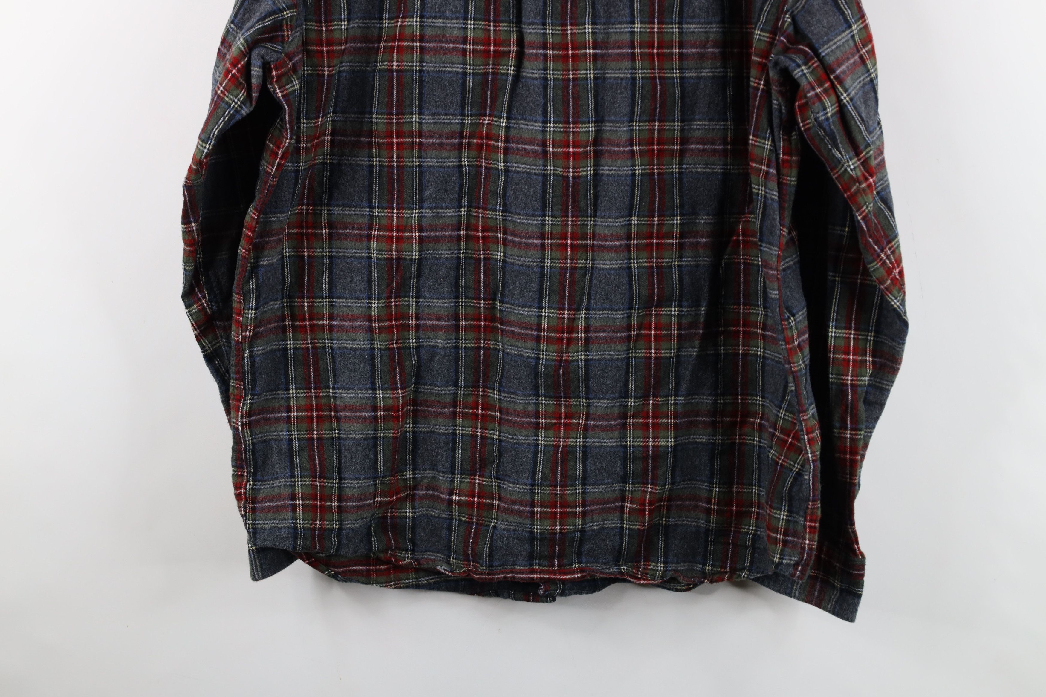 L.L. Bean Vintage LL Bean Fit Flannel Collared Button Down Shirt Size US M / EU 48-50 / 2 - 9 Thumbnail