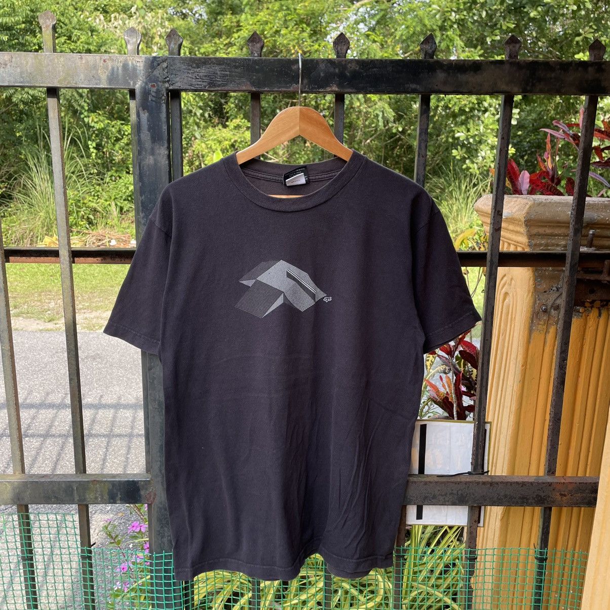 🔥Vintage 00s Fox Racing Center Logo Motor Cross Sports Tee