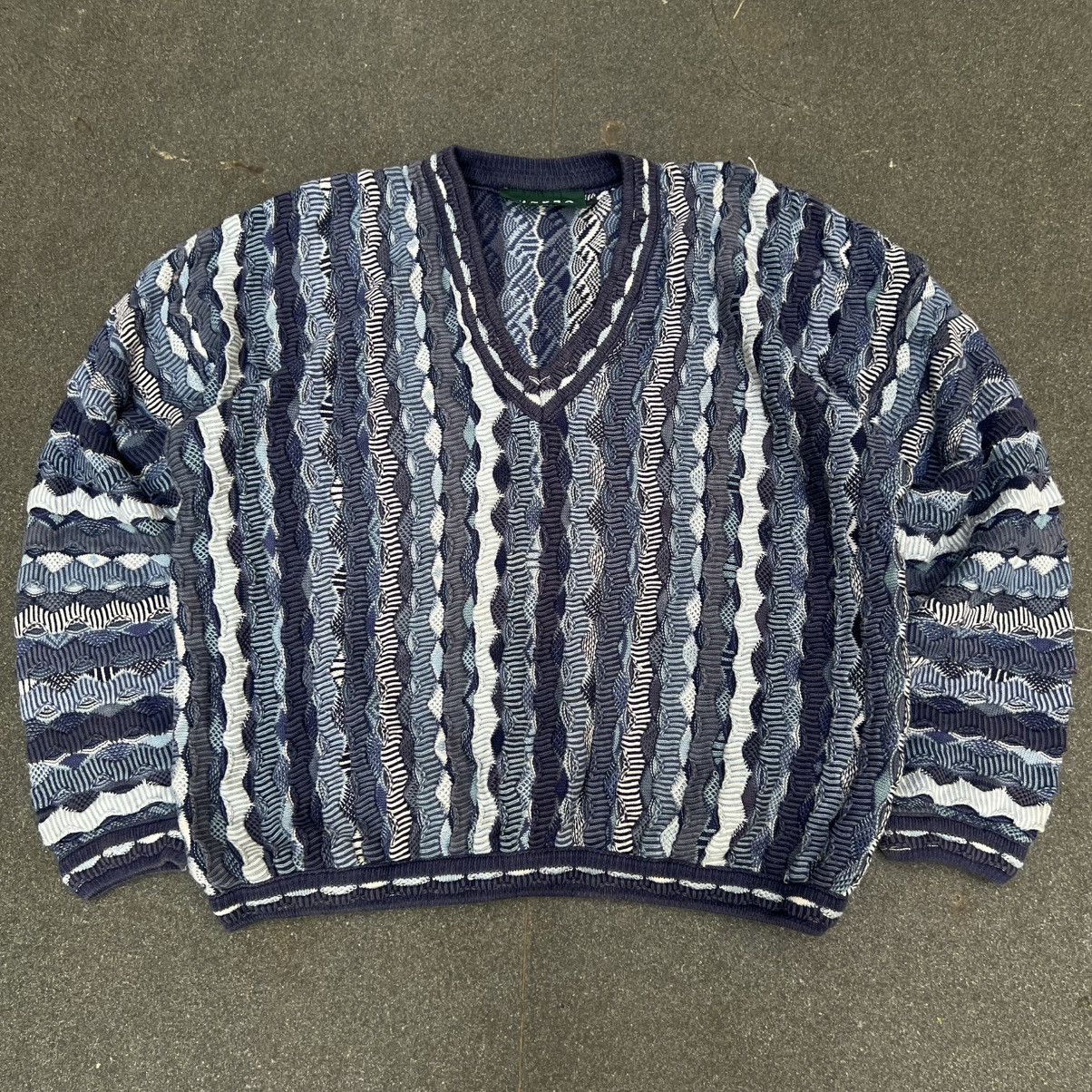 Coogi × Tundra Canada × Vintage COOGI style 3D Cable Knitwear TUNDRA Sweater Size US M / EU 48-50 / 2 - 4 Thumbnail